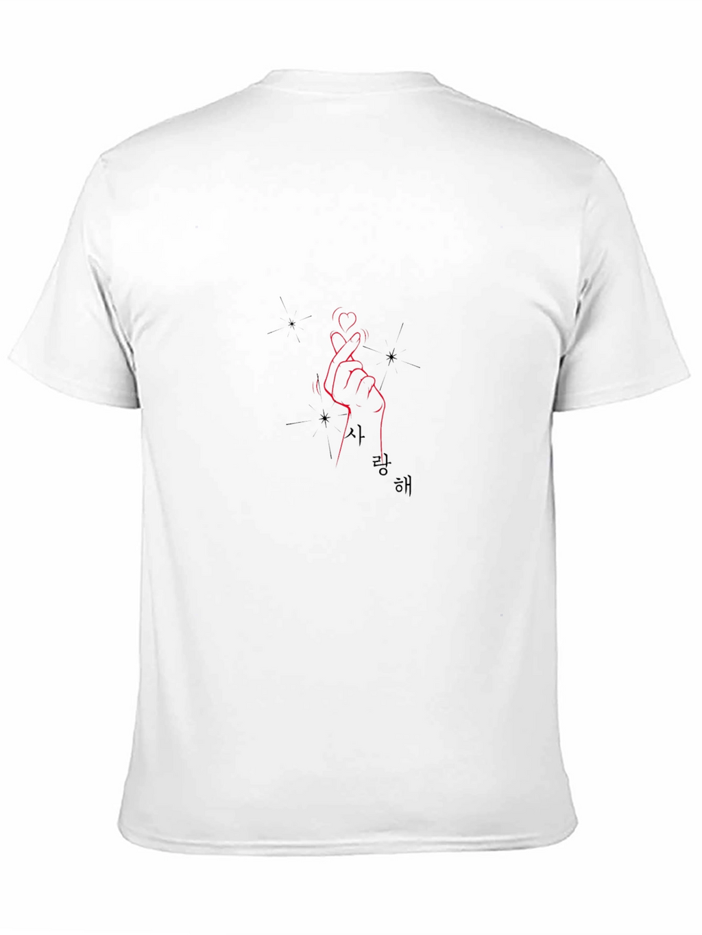 Finger Heart T-Shirt - Korean Love Sign