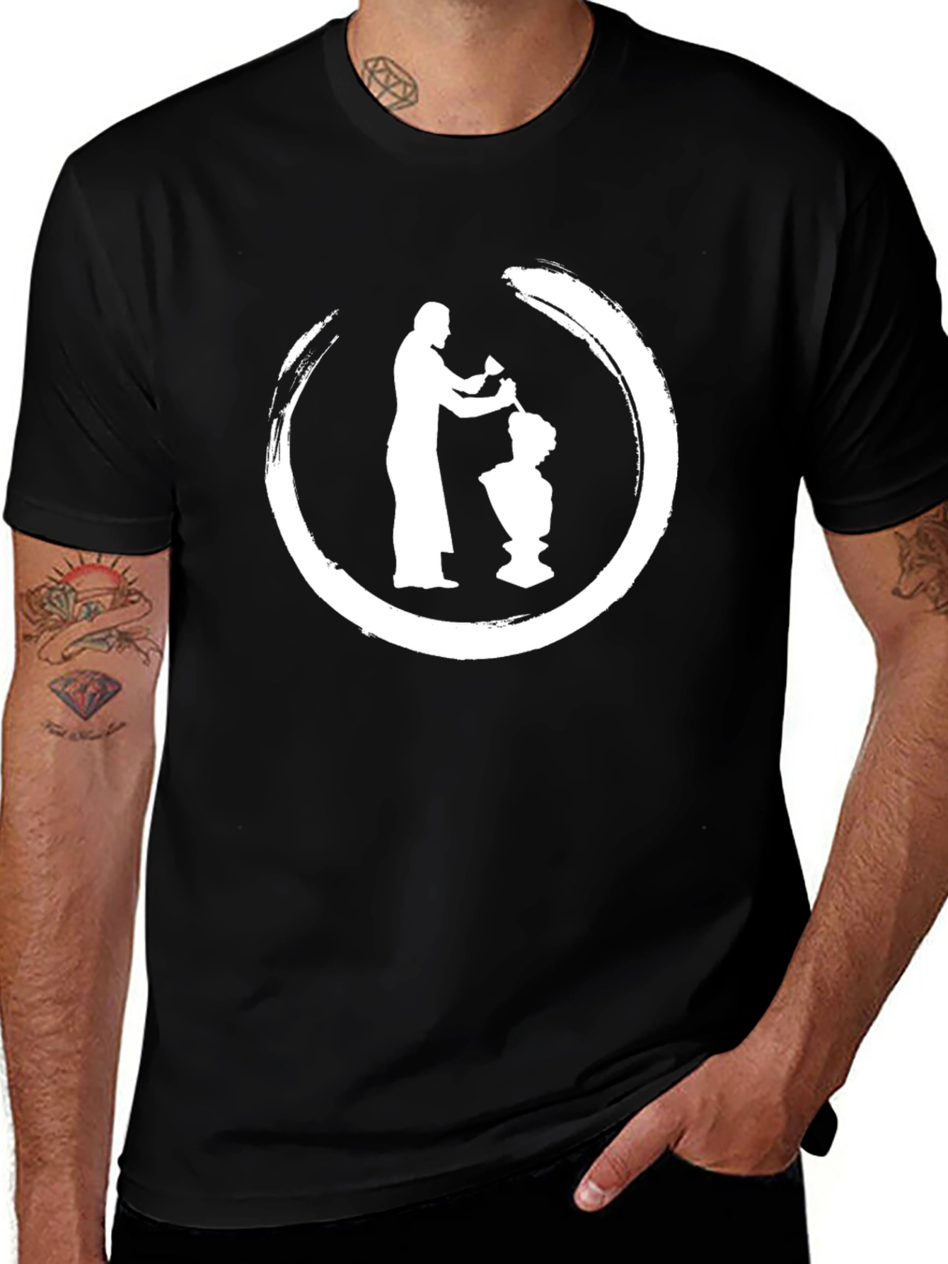 Zen Sculptor Black T-Shirt