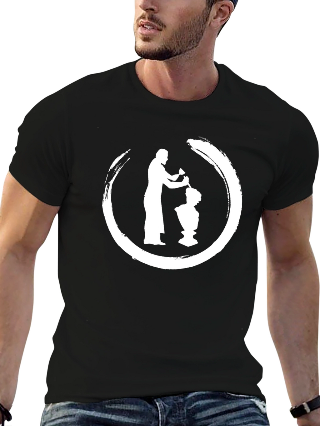Zen Sculptor Black T-Shirt