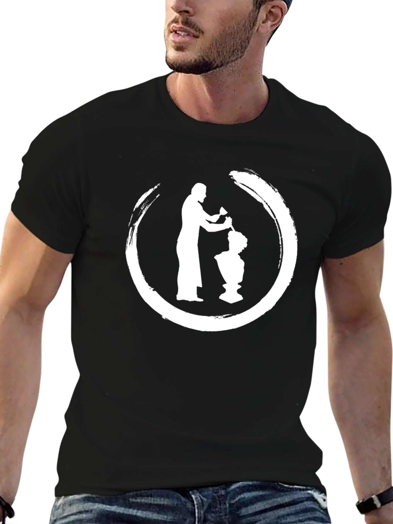 Zen Sculptor Black T-Shirt