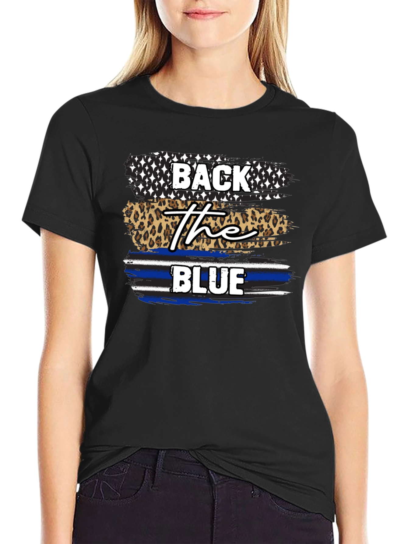 Back the Blue T-Shirt - Police Support Graphic Tee