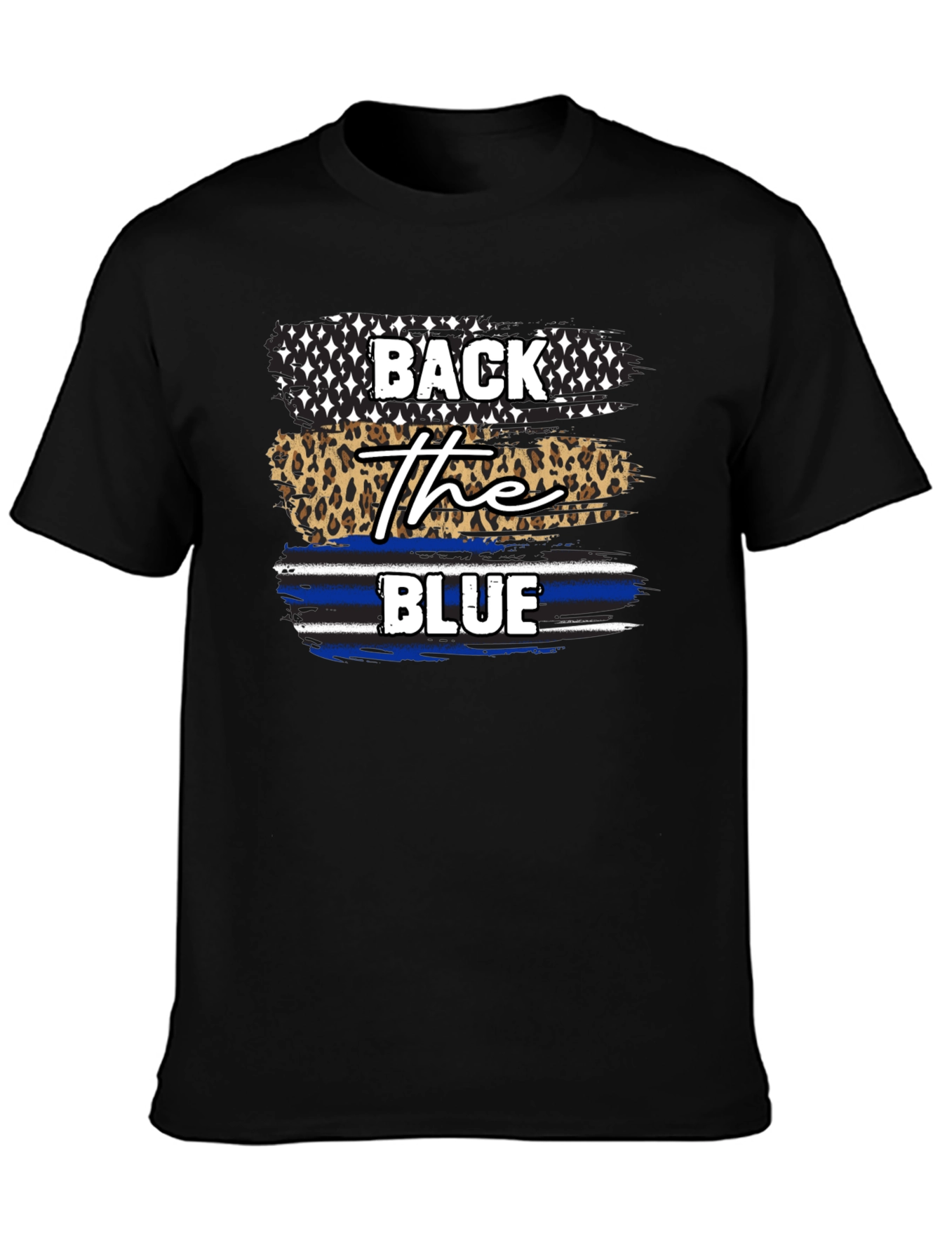 Back the Blue T-Shirt - Police Support Graphic Tee