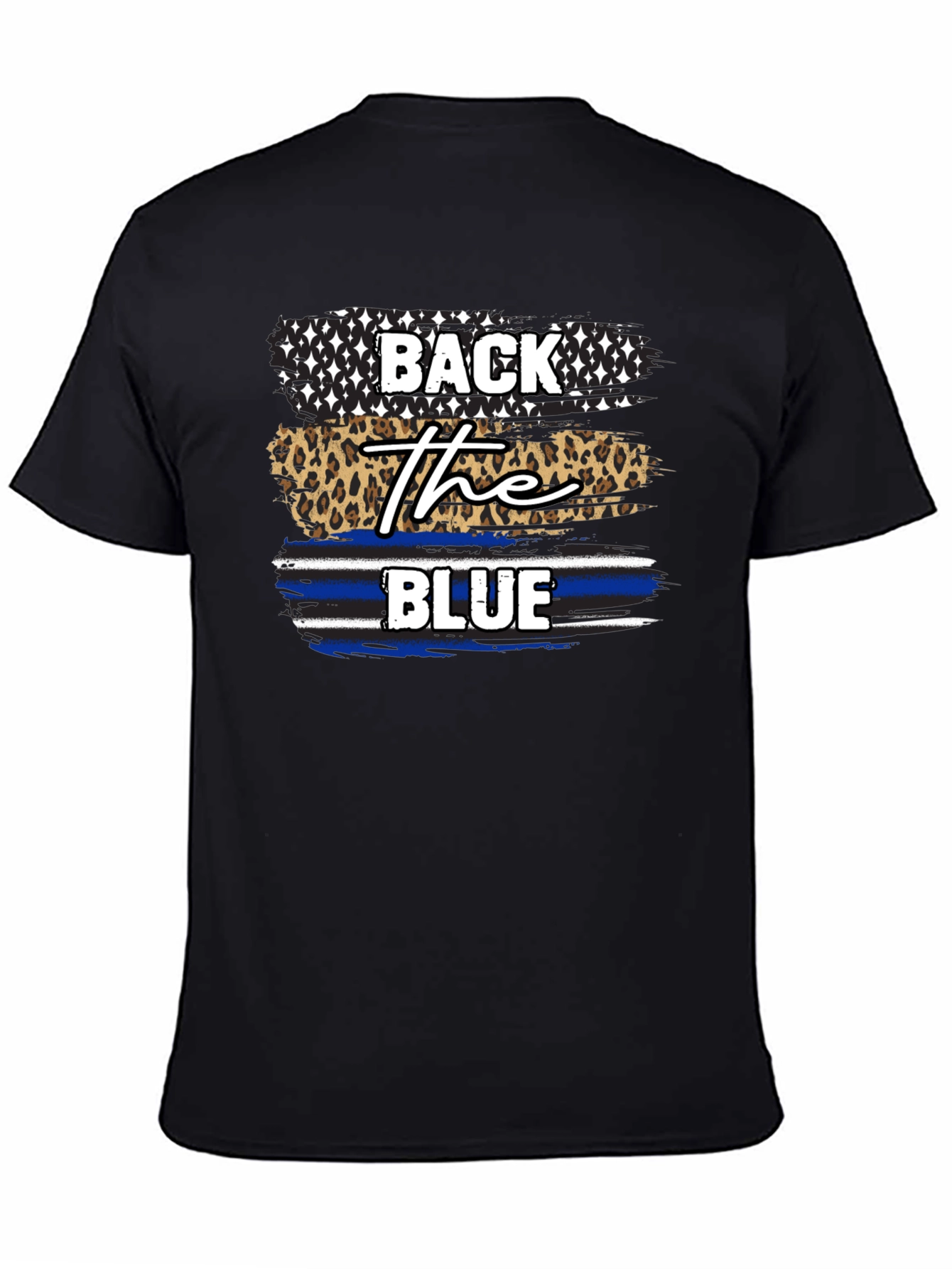 Back the Blue T-Shirt - Police Support Graphic Tee