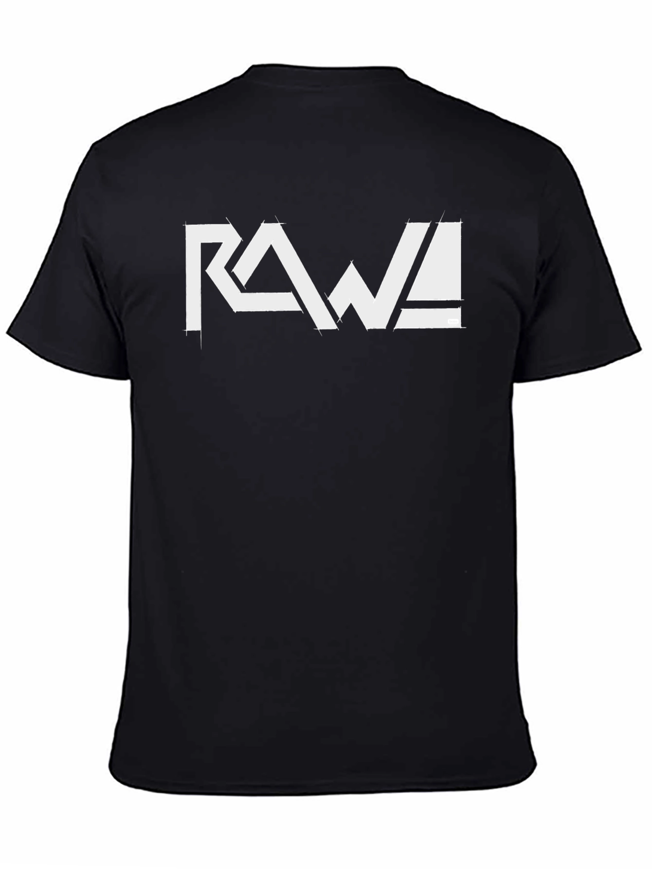 Black RAW! Graphic Tee - Cool Casual Style
