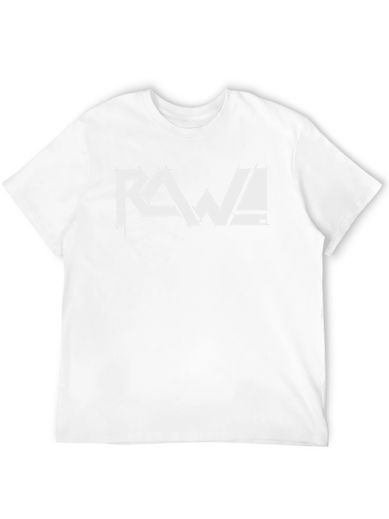Black RAW! Graphic Tee - Cool Casual Style