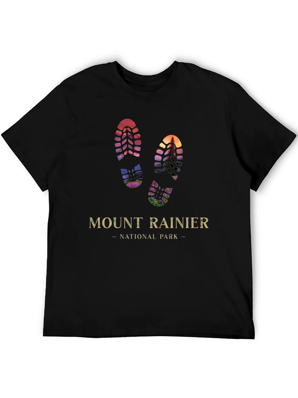 Mount Rainier National Park Hiking T-Shirt