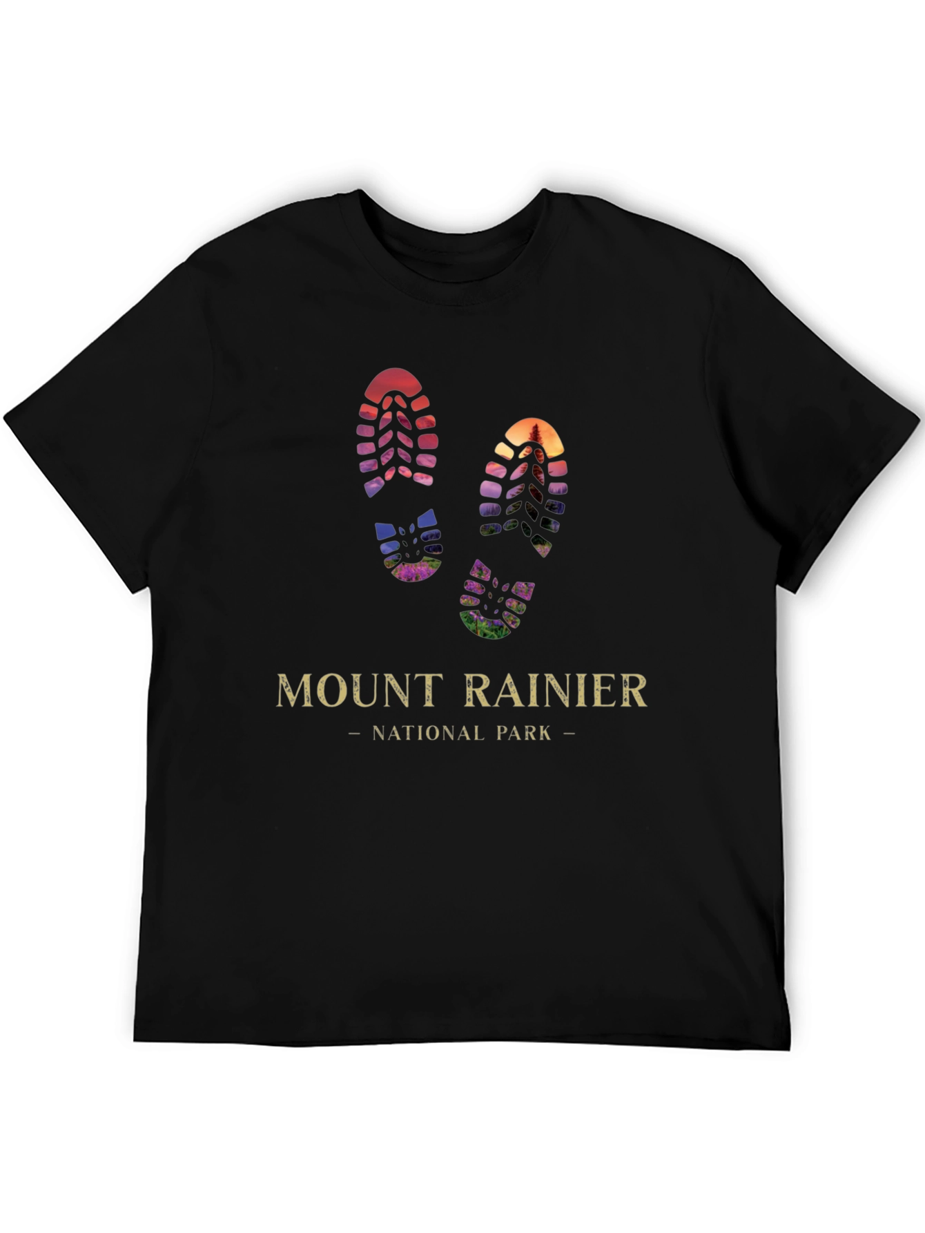 Mount Rainier National Park Hiking T-Shirt
