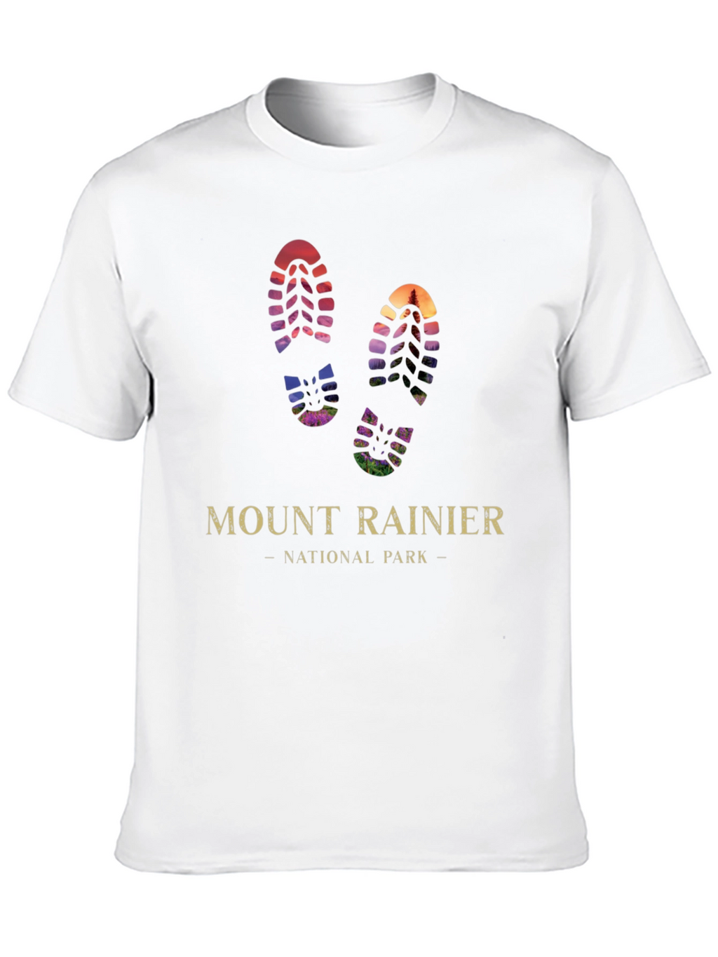 Mount Rainier National Park Hiking T-Shirt
