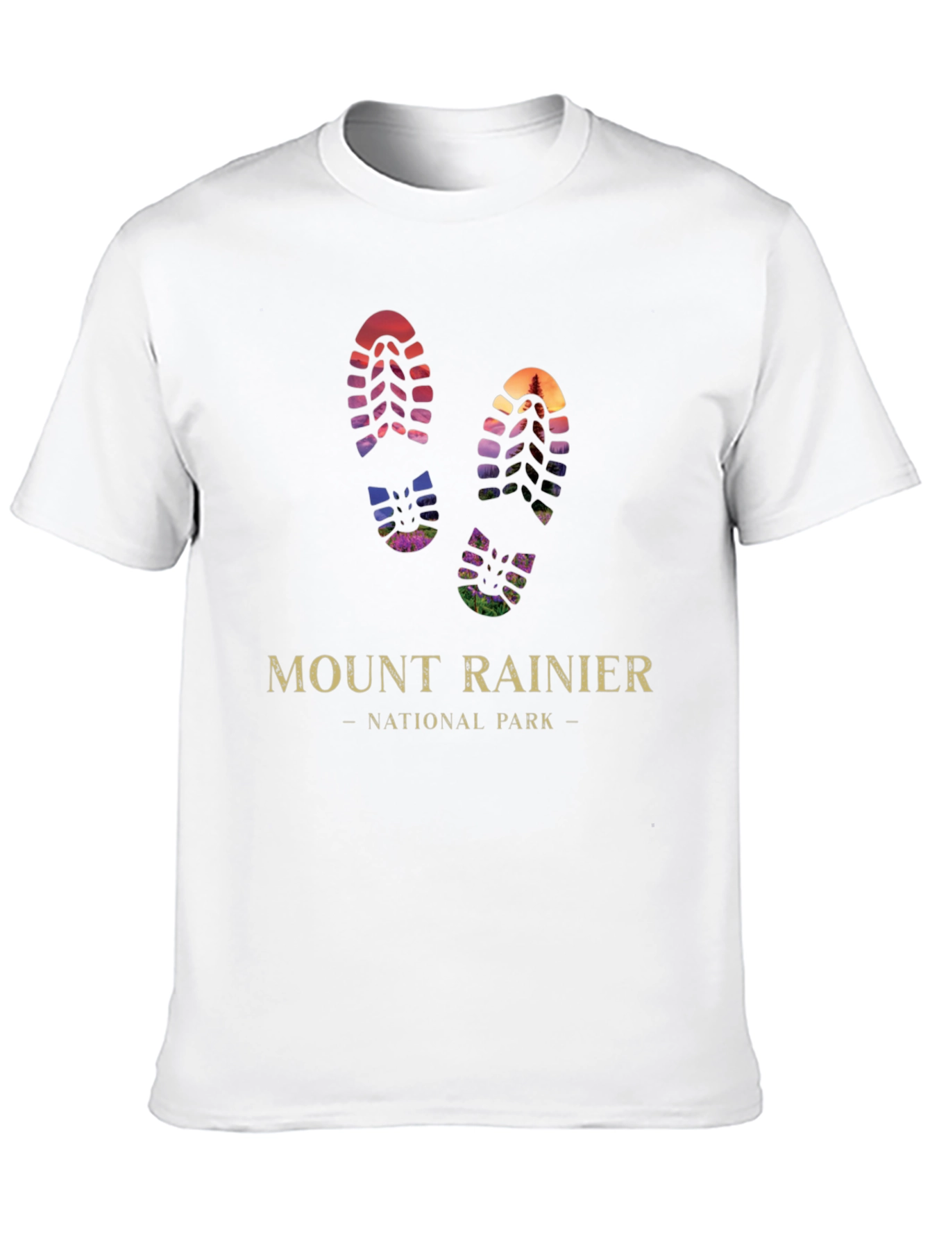 Mount Rainier National Park Hiking T-Shirt