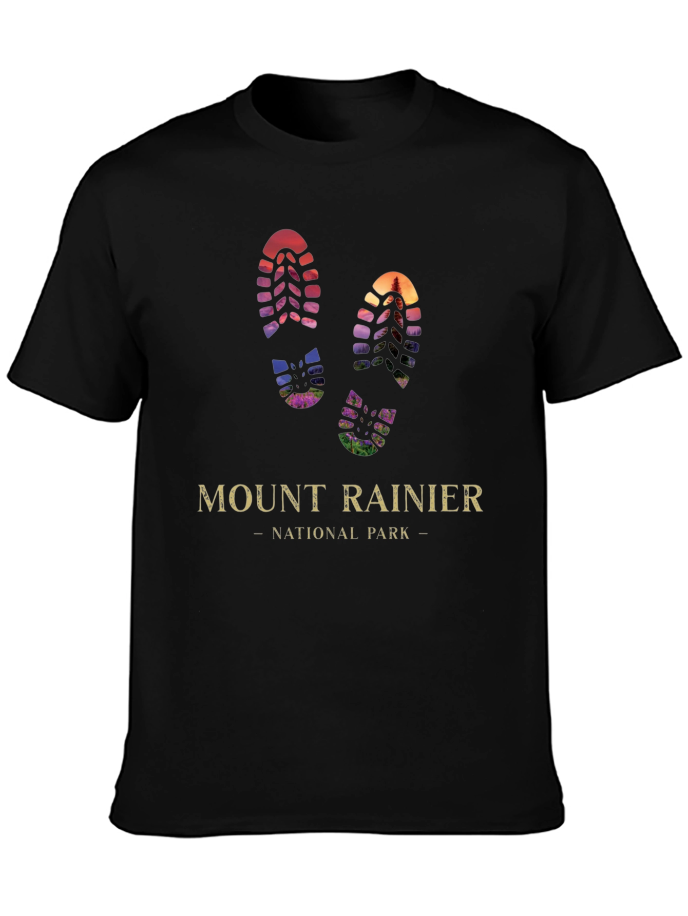 Mount Rainier National Park Hiking T-Shirt