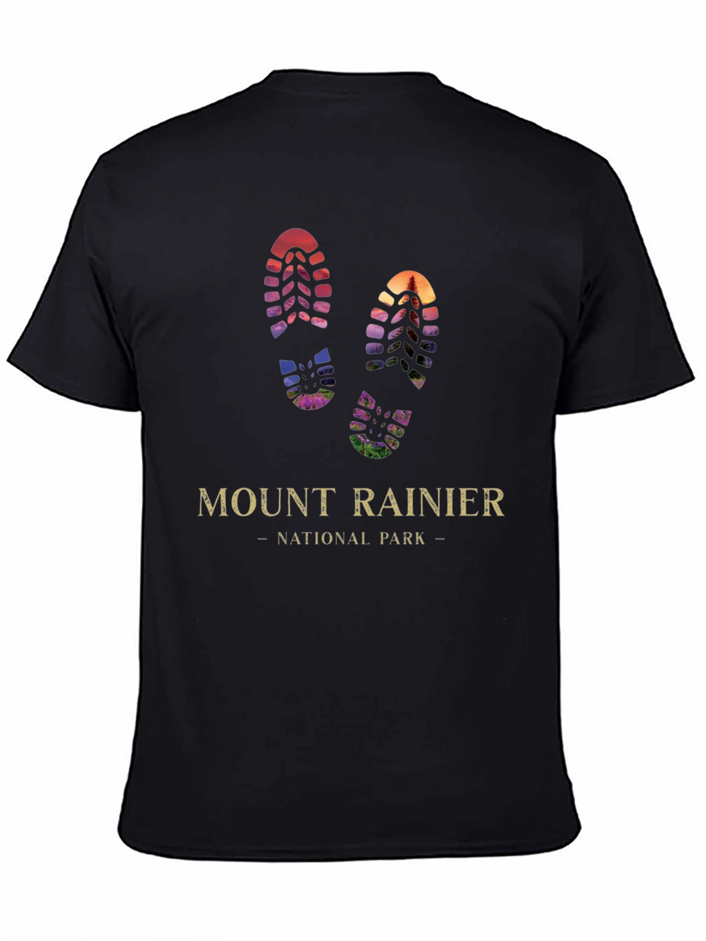Mount Rainier National Park Hiking T-Shirt