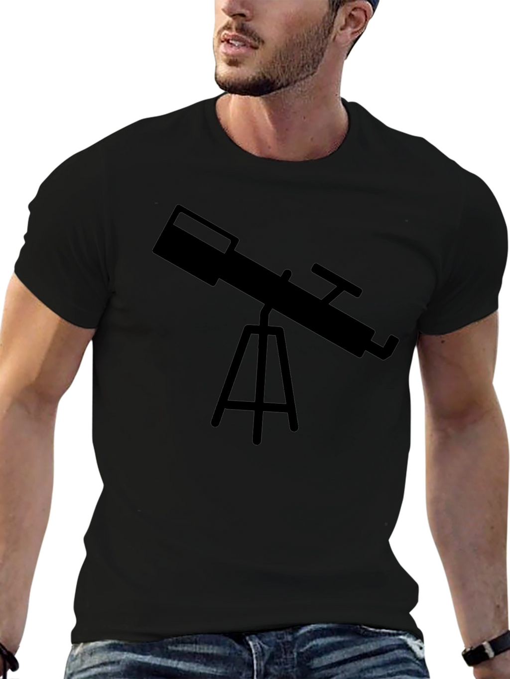 Telescope Graphic T-Shirt - Stargazers Tee