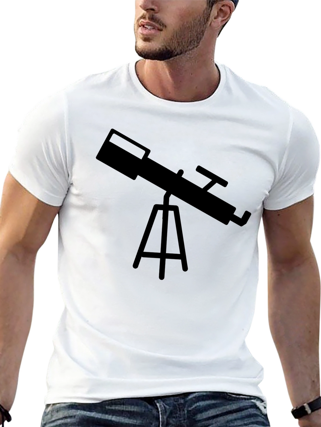 Telescope Graphic T-Shirt - Stargazers Tee