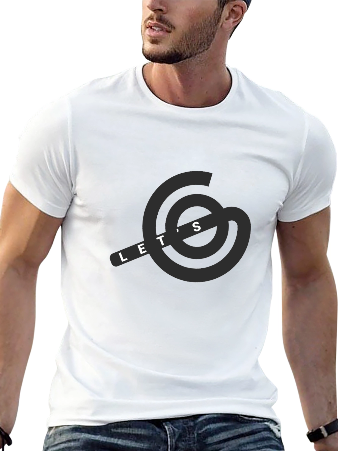 Stylish Graphic Tee - Lets Circle Up!