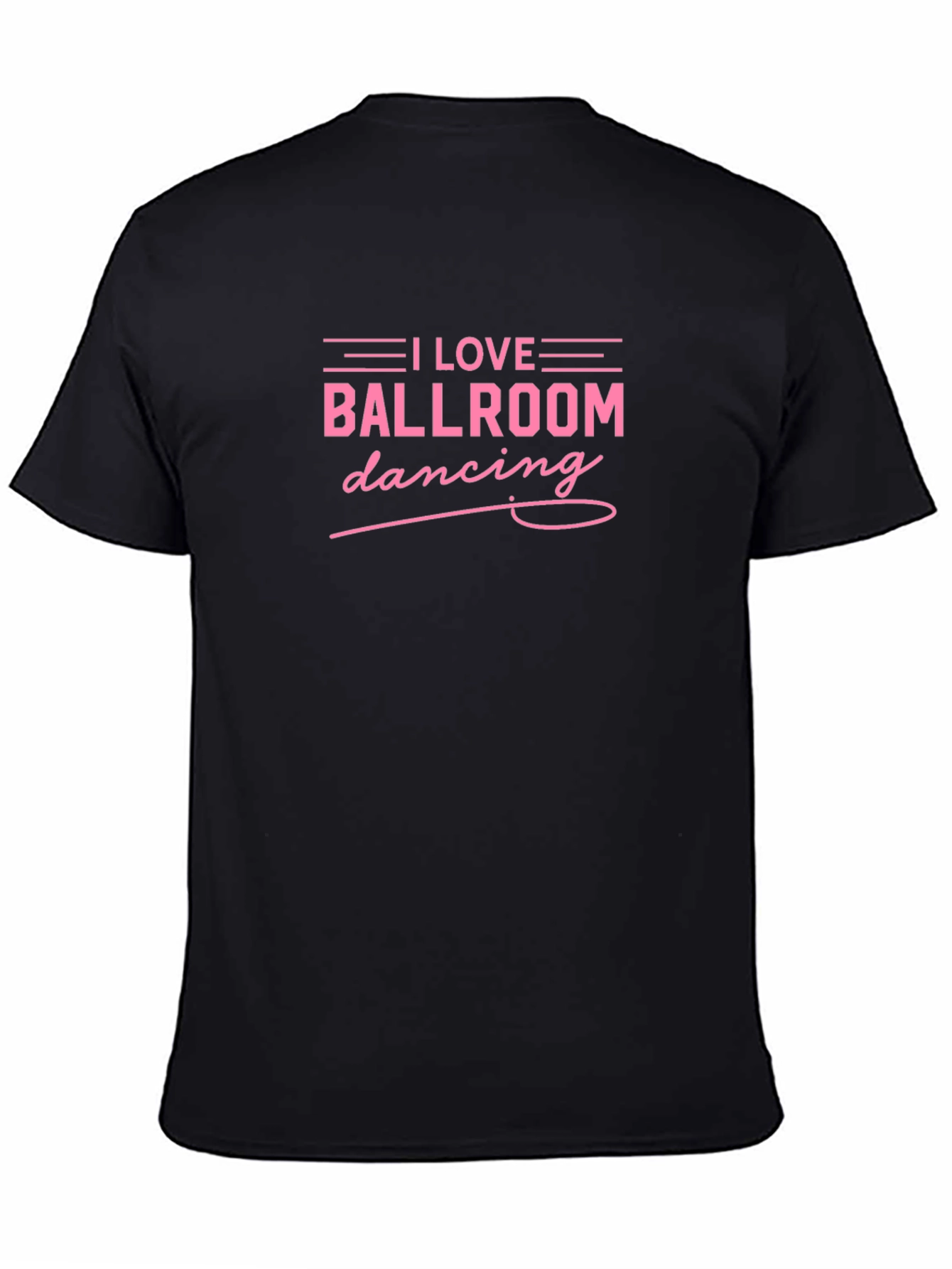 I Love Ballroom Dancing Black T-Shirt