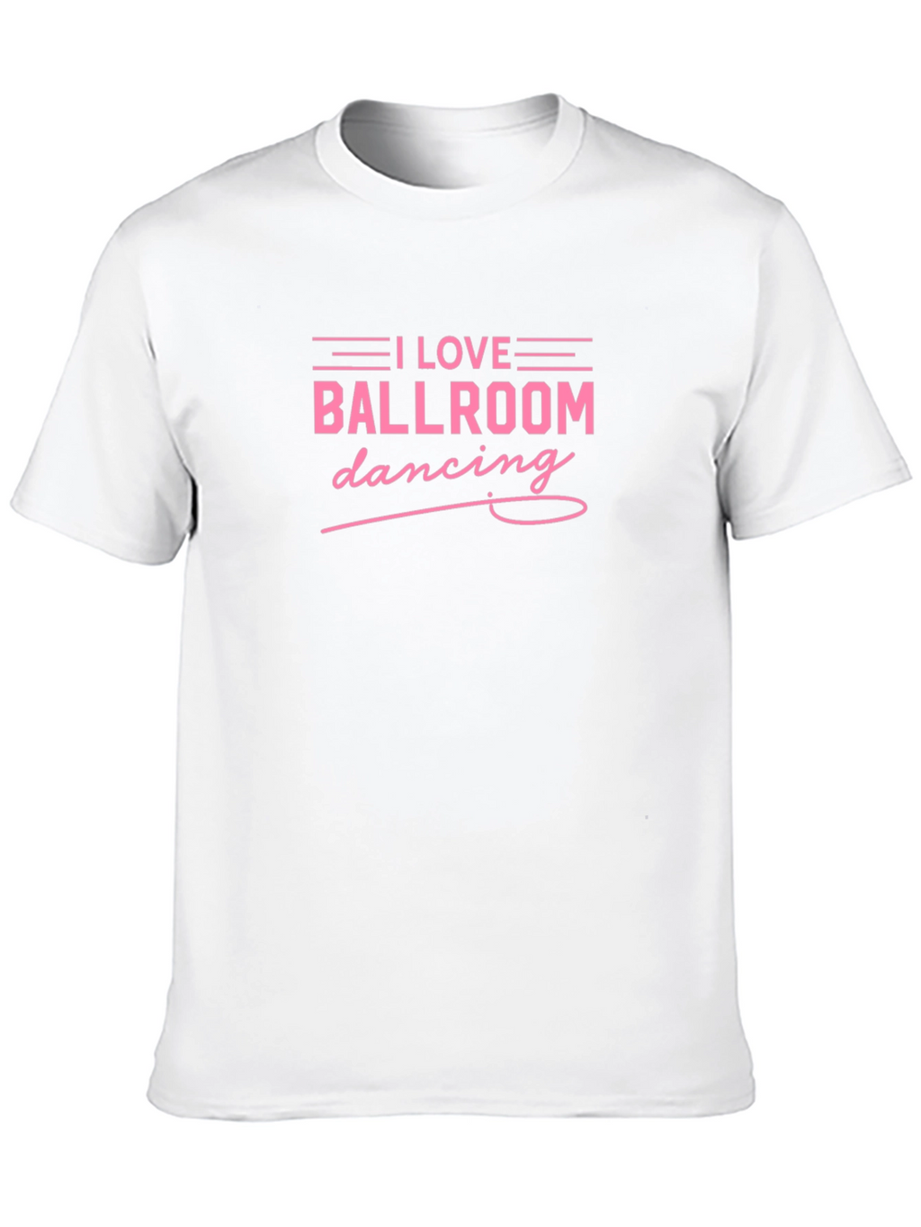I Love Ballroom Dancing Black T-Shirt