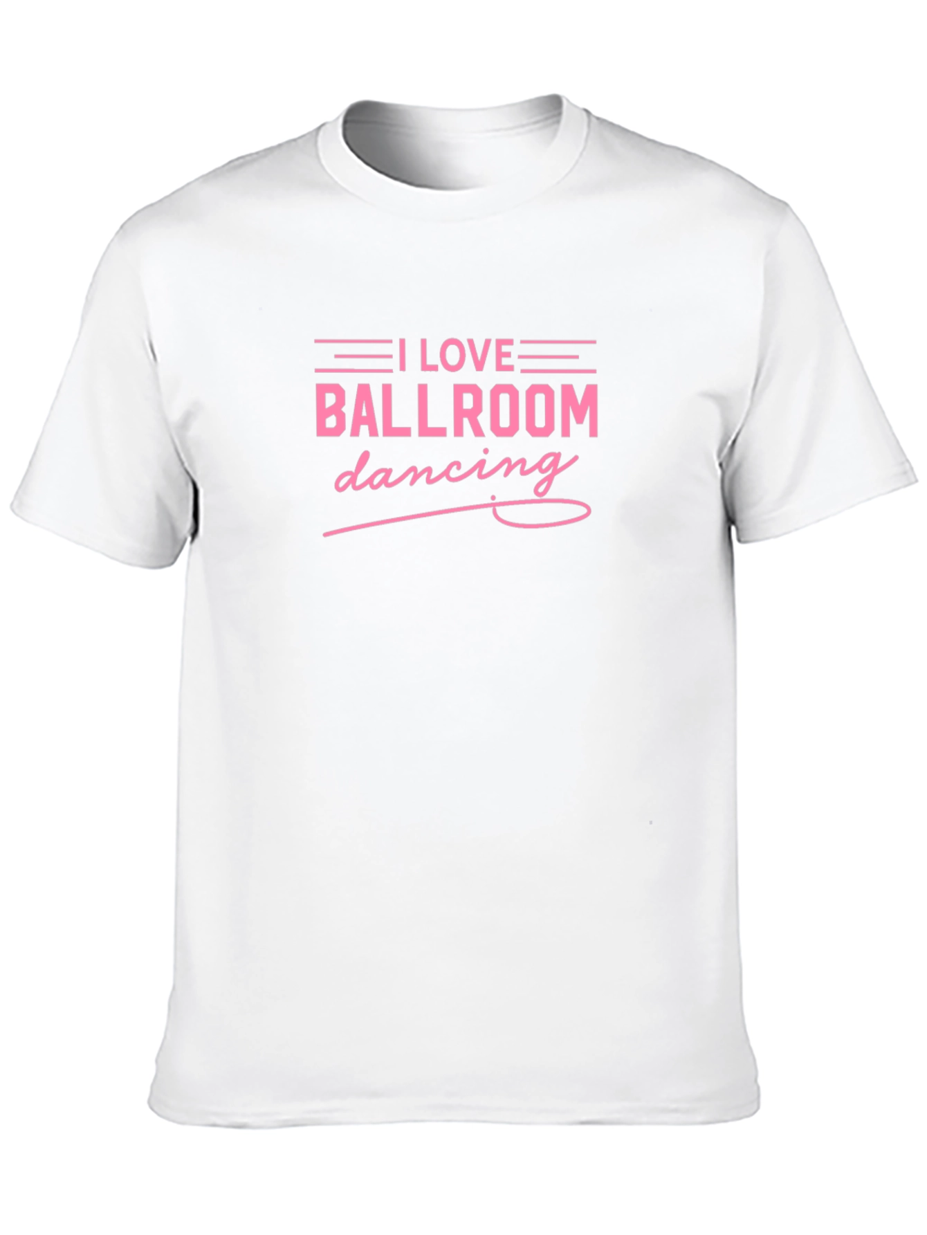 I Love Ballroom Dancing Black T-Shirt