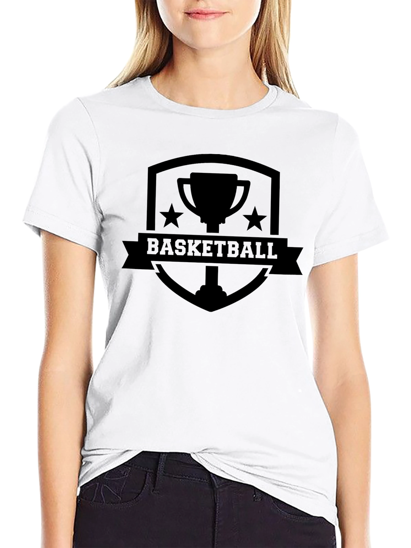 Basketball Champion Graphic Tee - Black