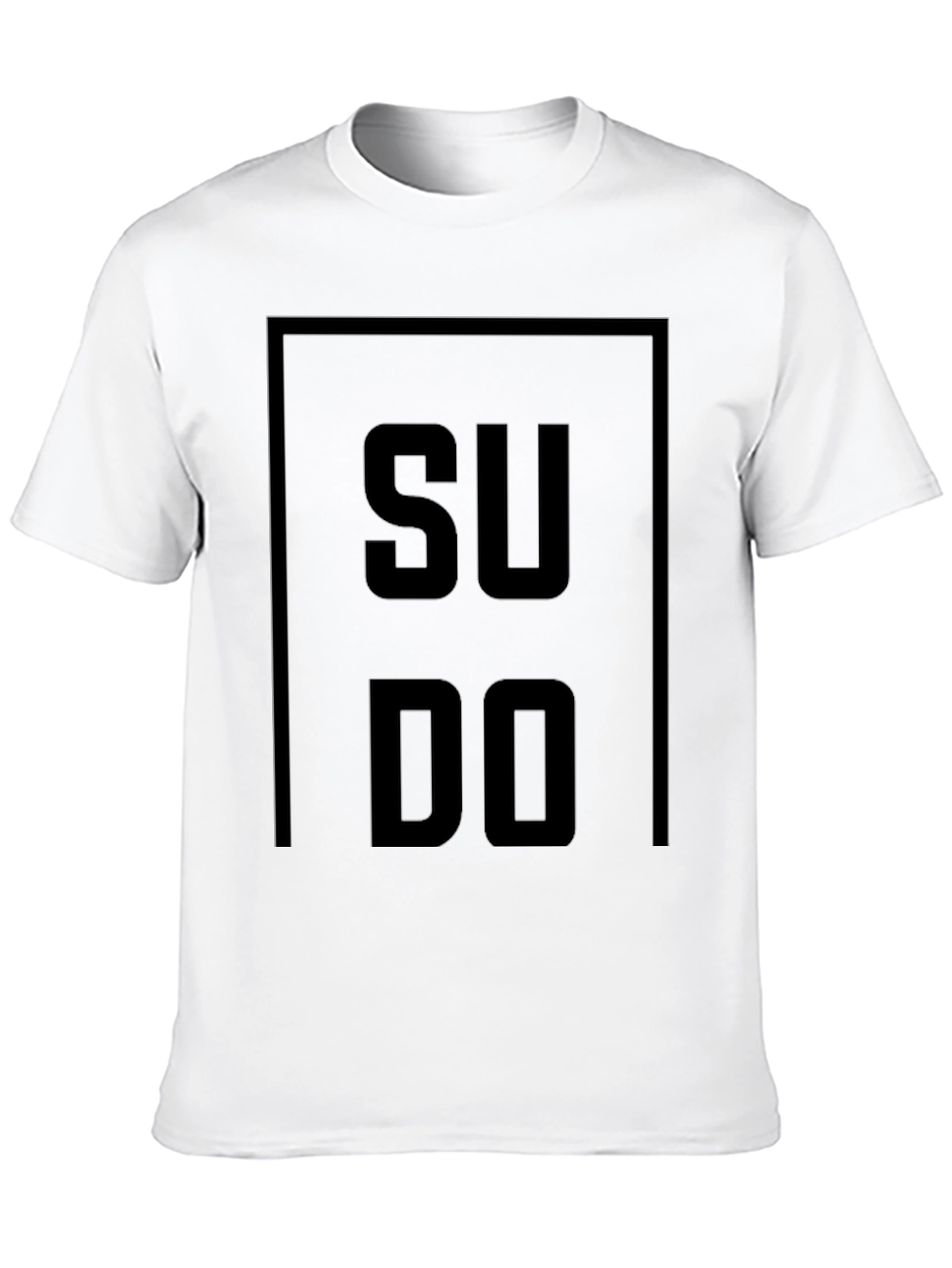 Sudo Black T-Shirt - Programmer Humor Tee