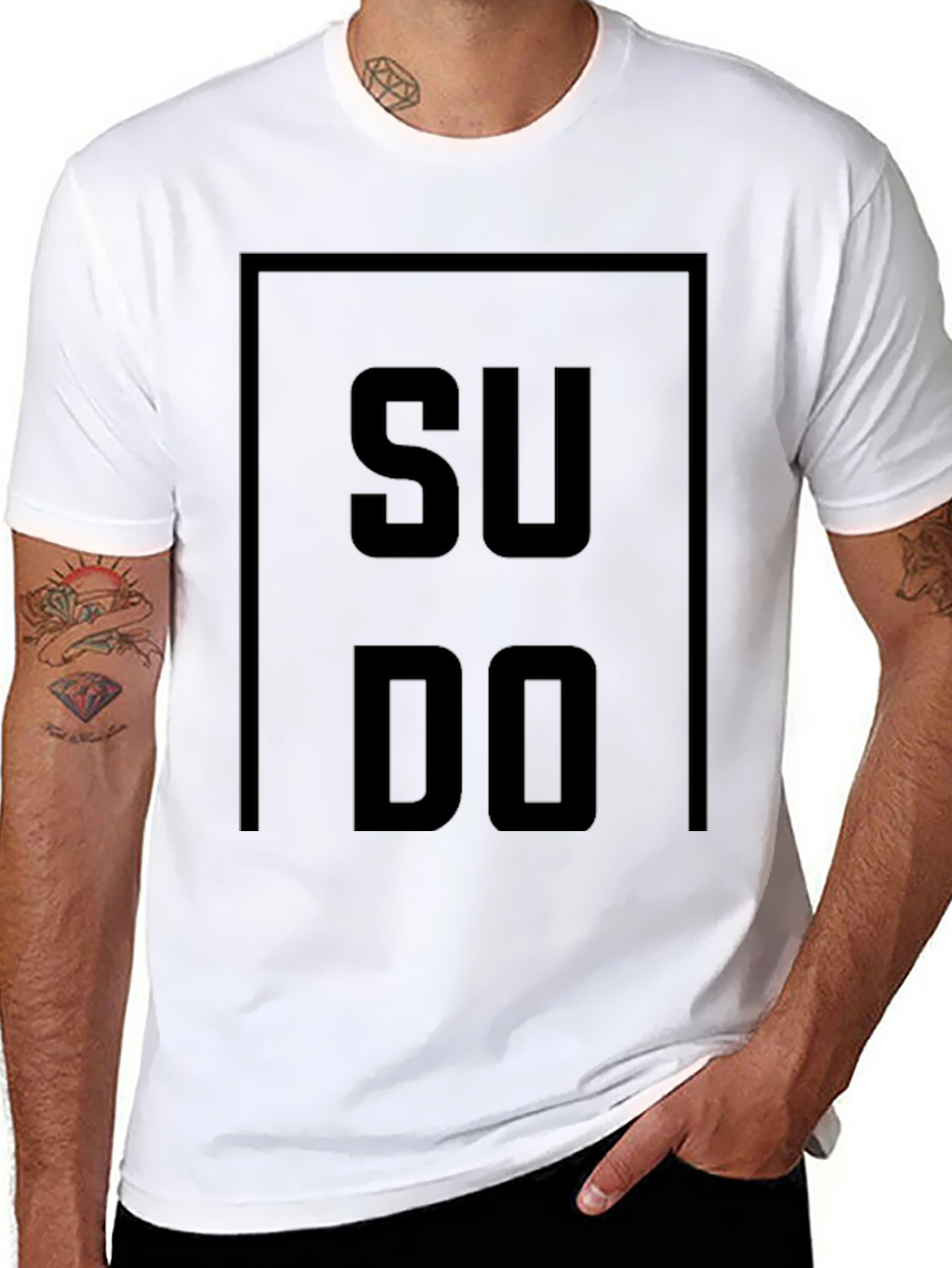 Sudo Black T-Shirt - Programmer Humor Tee