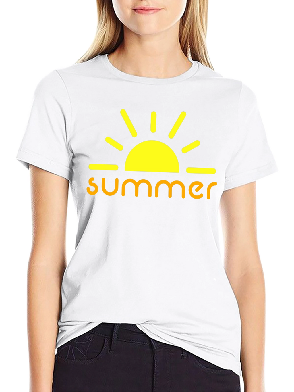 Summer Sun Graphic Tee - Mens Black T-Shirt