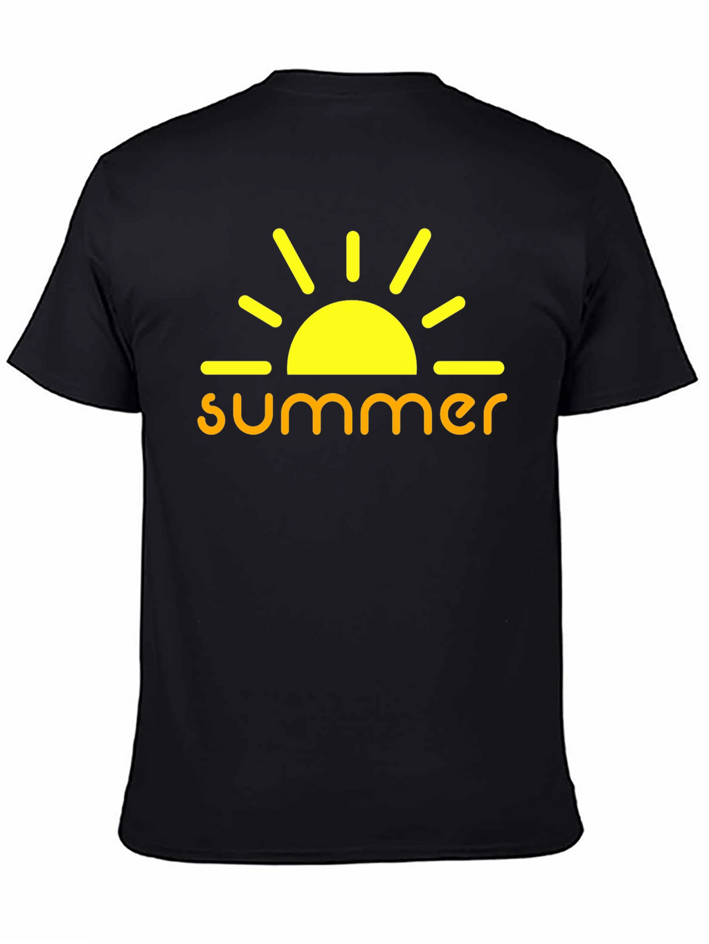 Summer Sun Graphic Tee - Mens Black T-Shirt