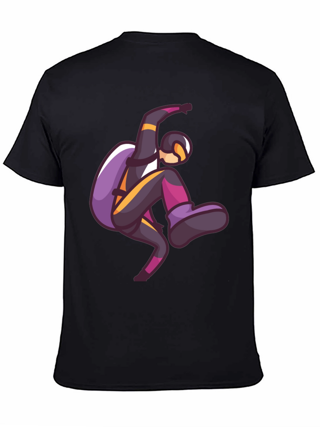 Skydiving Graphic Print T-Shirt
