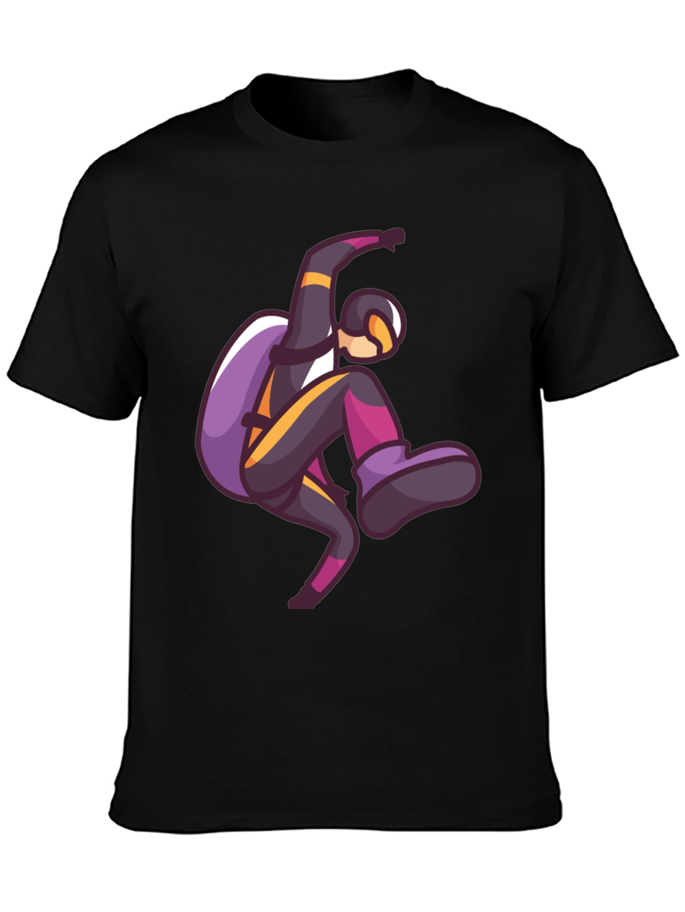 Skydiving Graphic Print T-Shirt