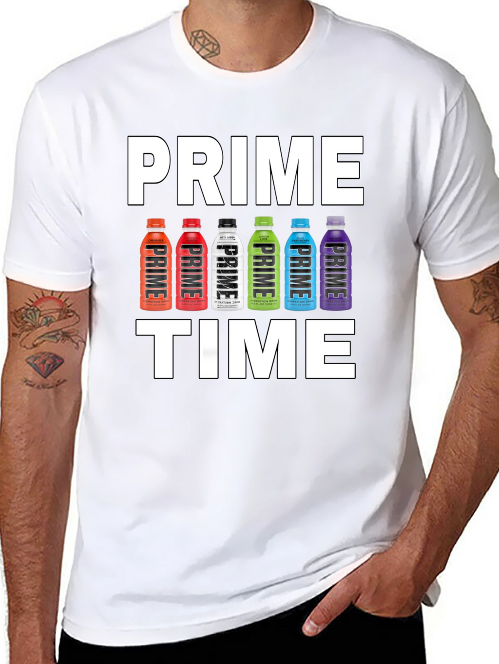 Prime Time Graphic T-Shirt - Hydration Drink Tee