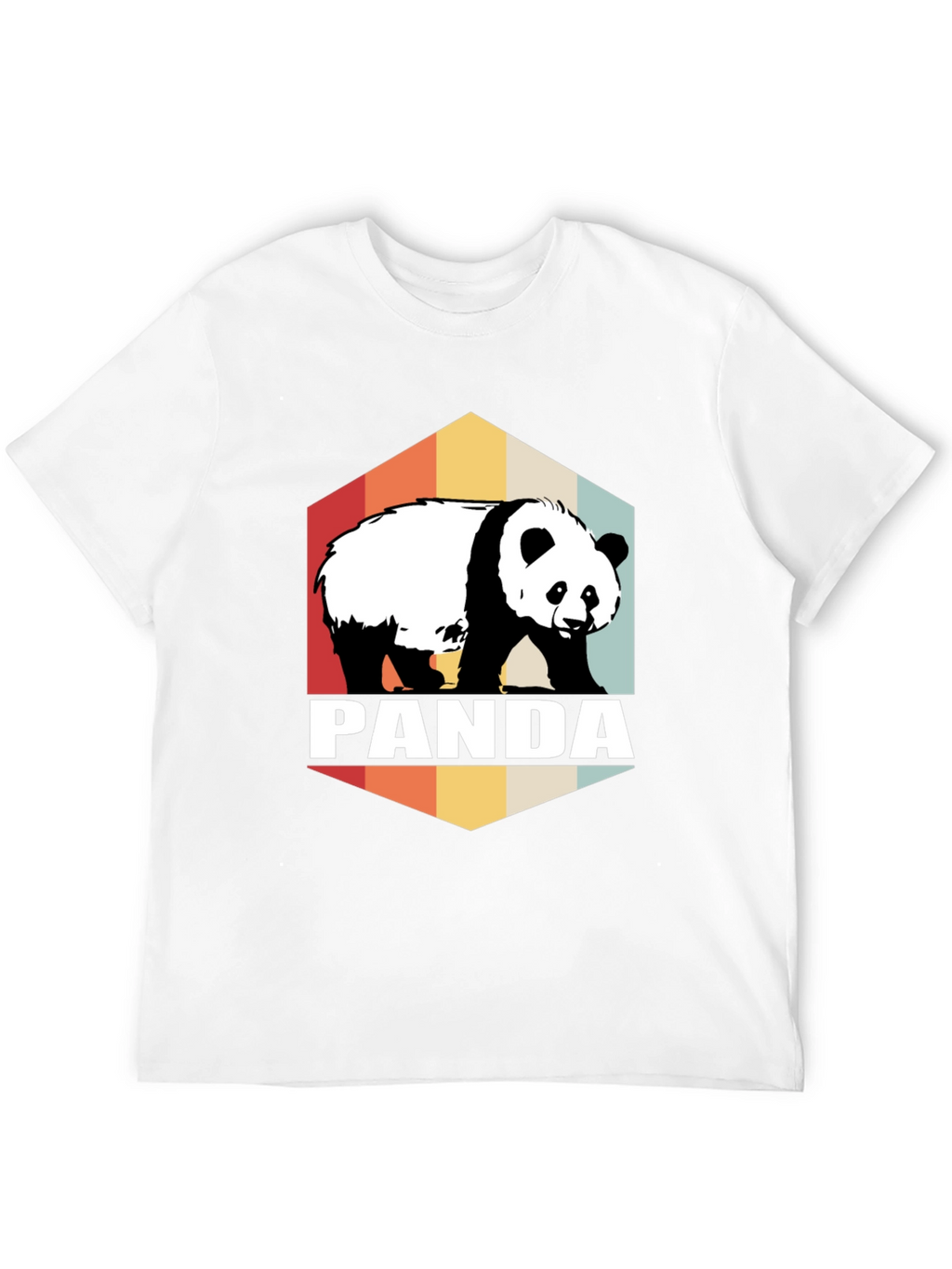 Retro Panda Graphic Tee - Soft Cotton Blend