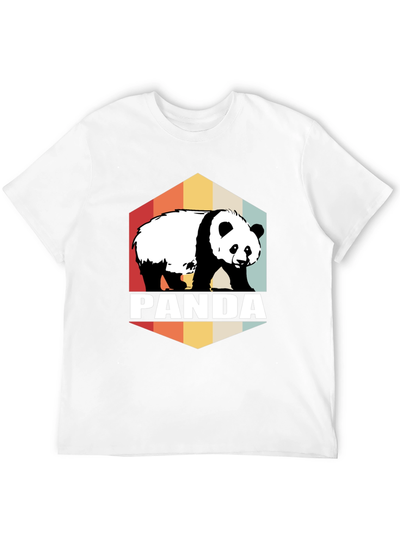 Retro Panda Graphic Tee - Soft Cotton Blend