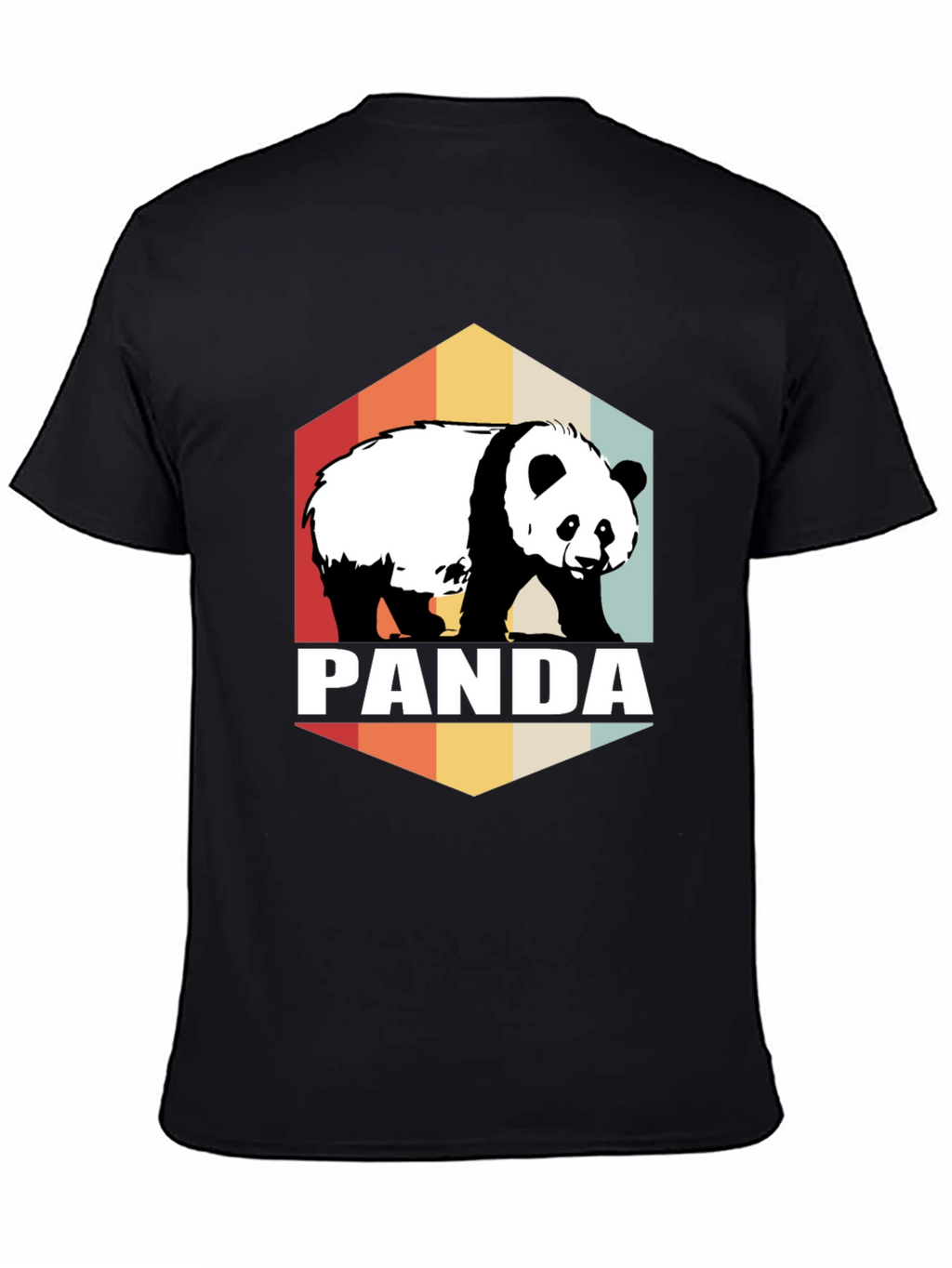 Retro Panda Graphic Tee - Soft Cotton Blend