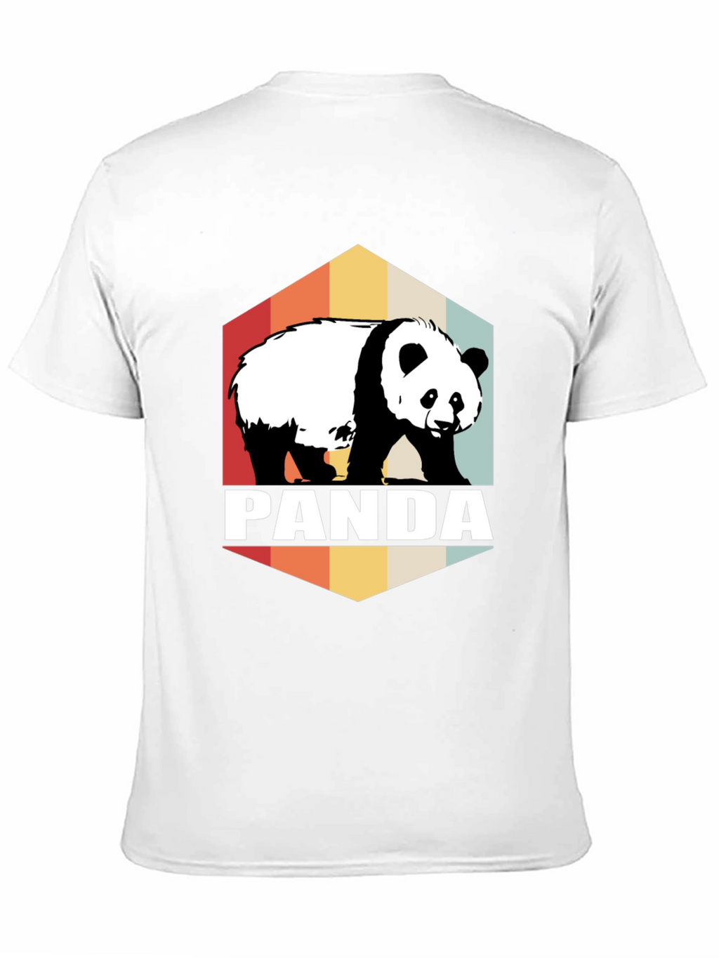 Retro Panda Graphic Tee - Soft Cotton Blend