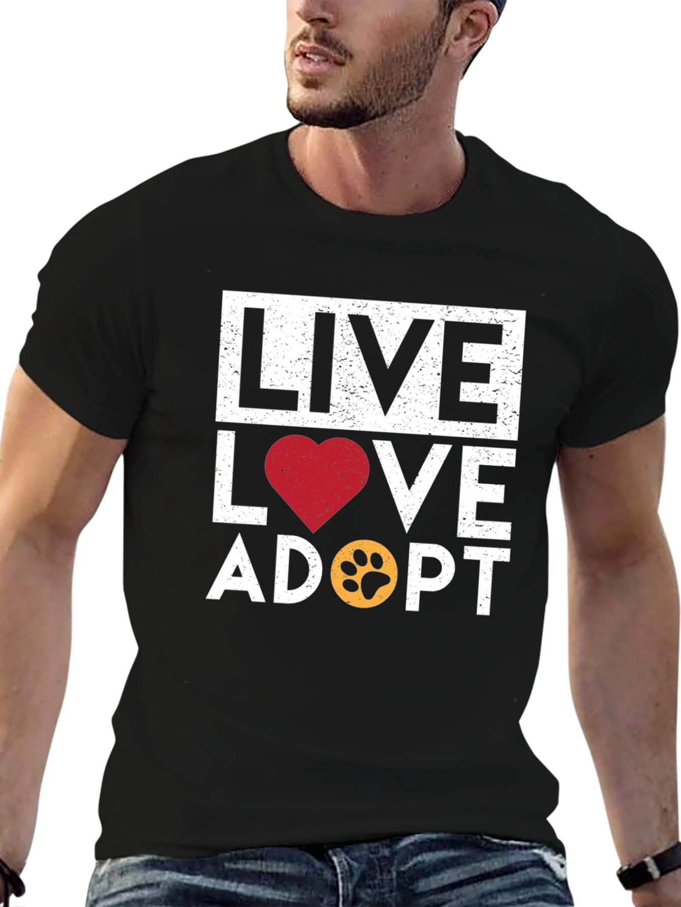 Live Love Adopt Graphic Tee