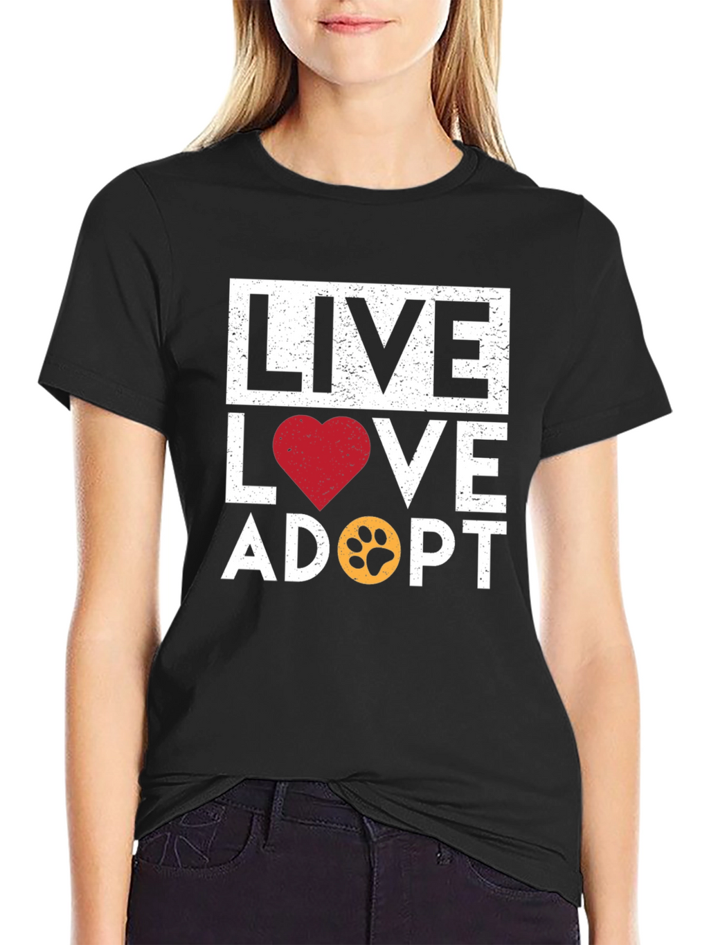 Live Love Adopt Graphic Tee