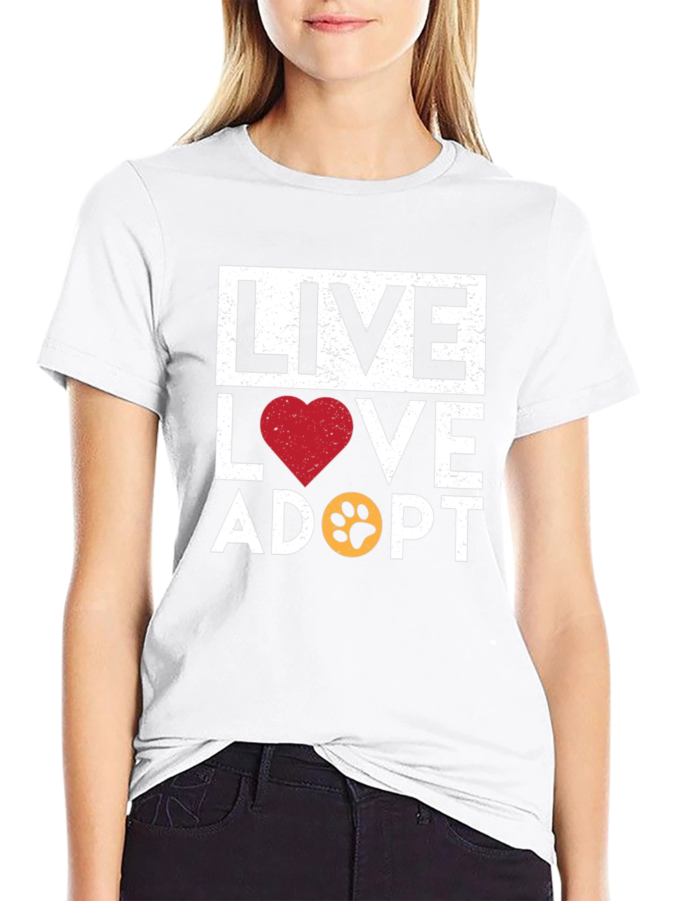 Live Love Adopt Graphic Tee