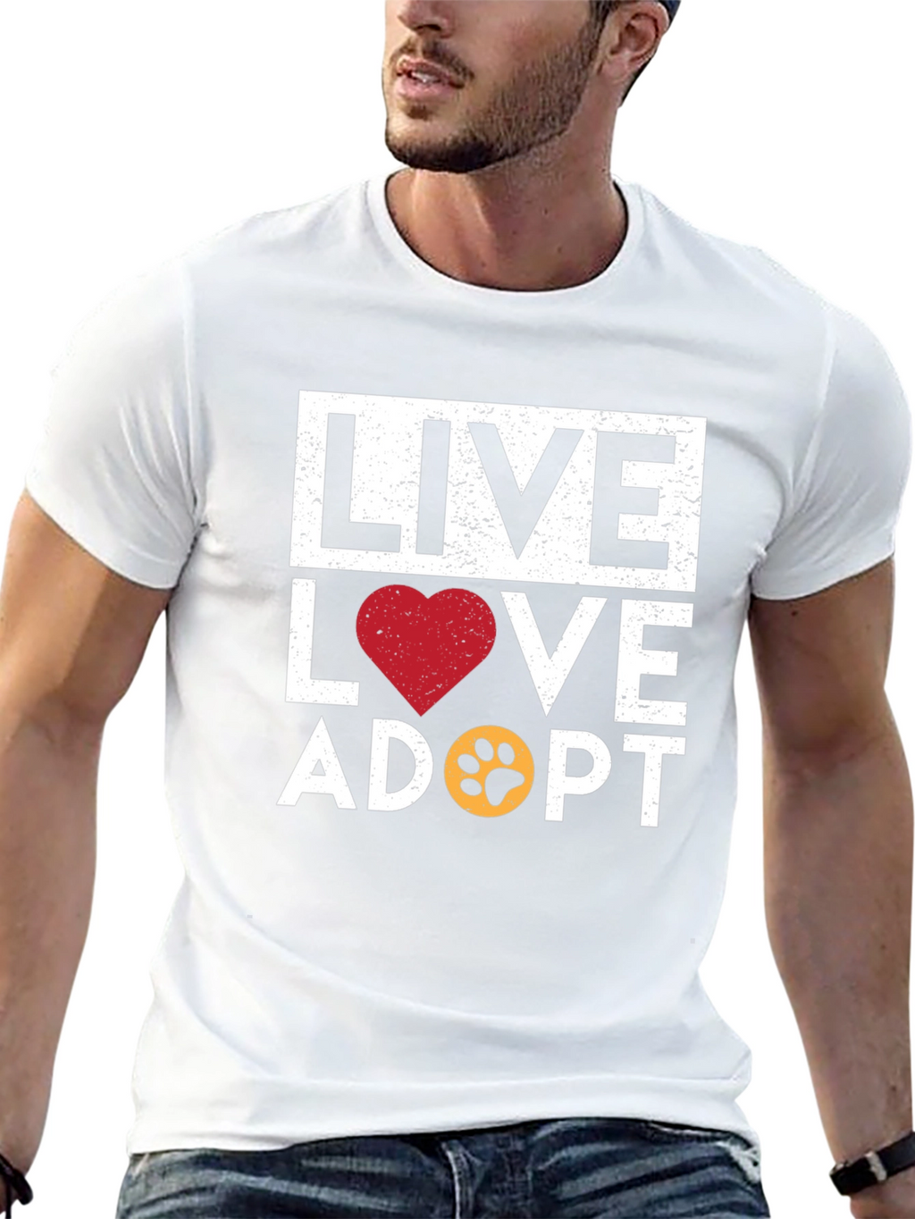 Live Love Adopt Graphic Tee