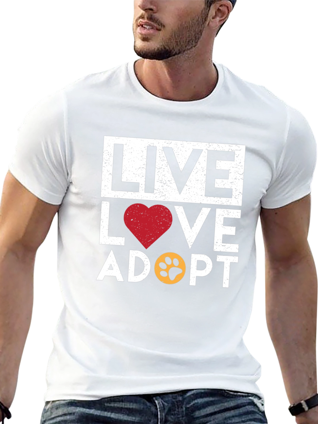 Live Love Adopt Graphic Tee