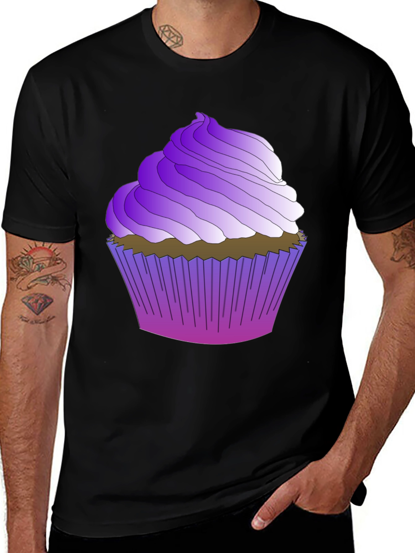 Purple Cupcake T-Shirt - Sweet Tooth Tee