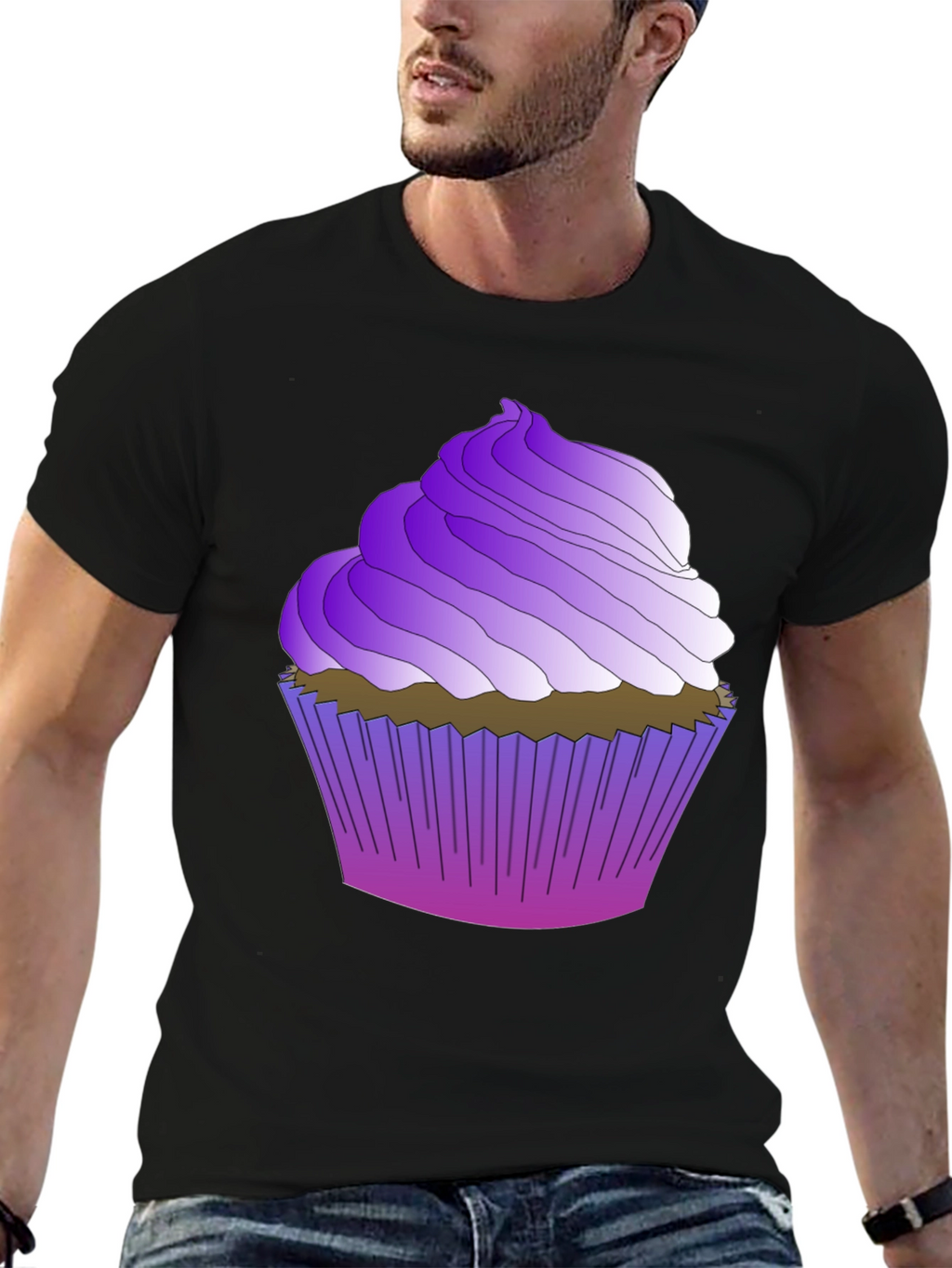 Purple Cupcake T-Shirt - Sweet Tooth Tee