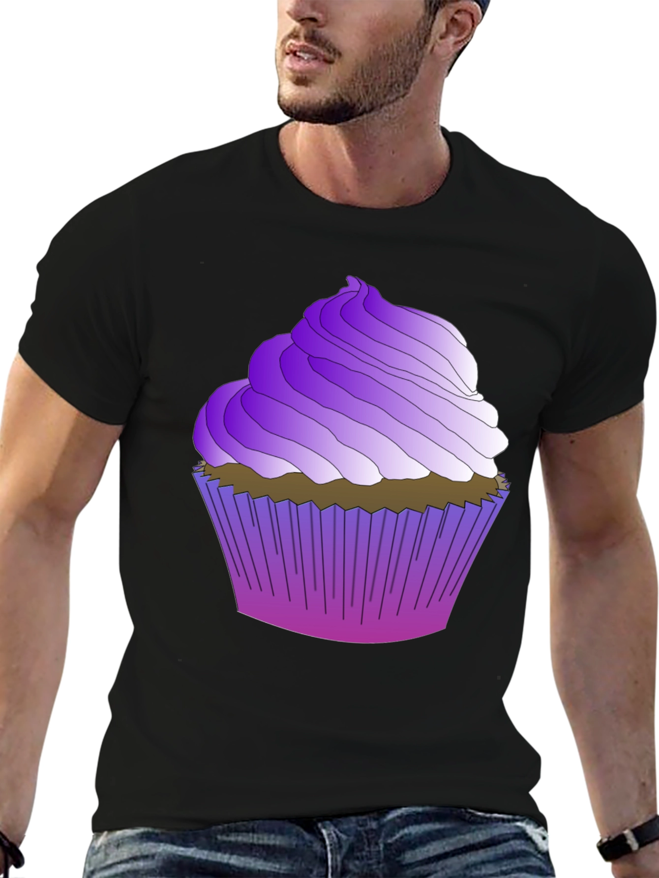 Purple Cupcake T-Shirt - Sweet Tooth Tee