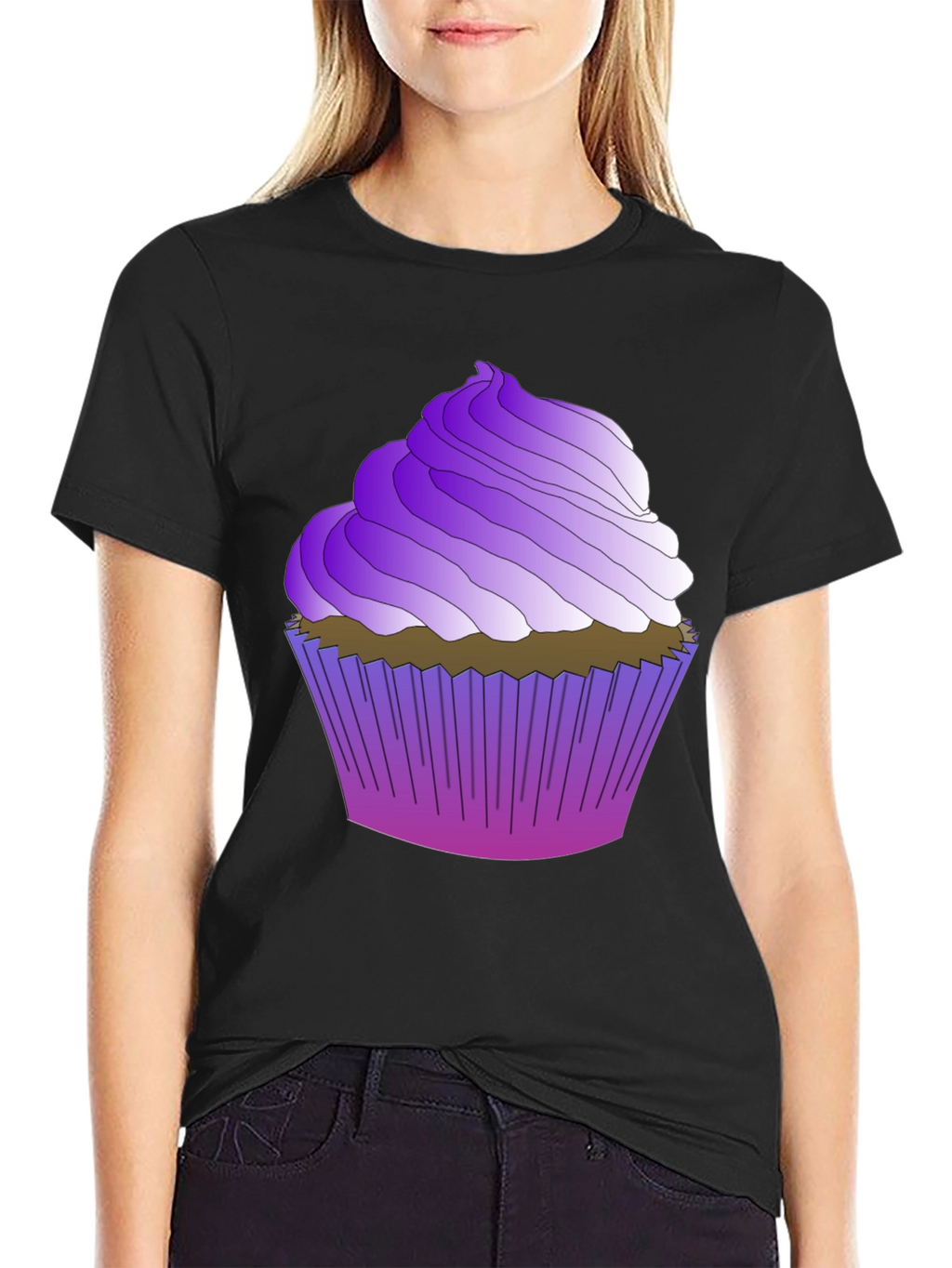 Purple Cupcake T-Shirt - Sweet Tooth Tee