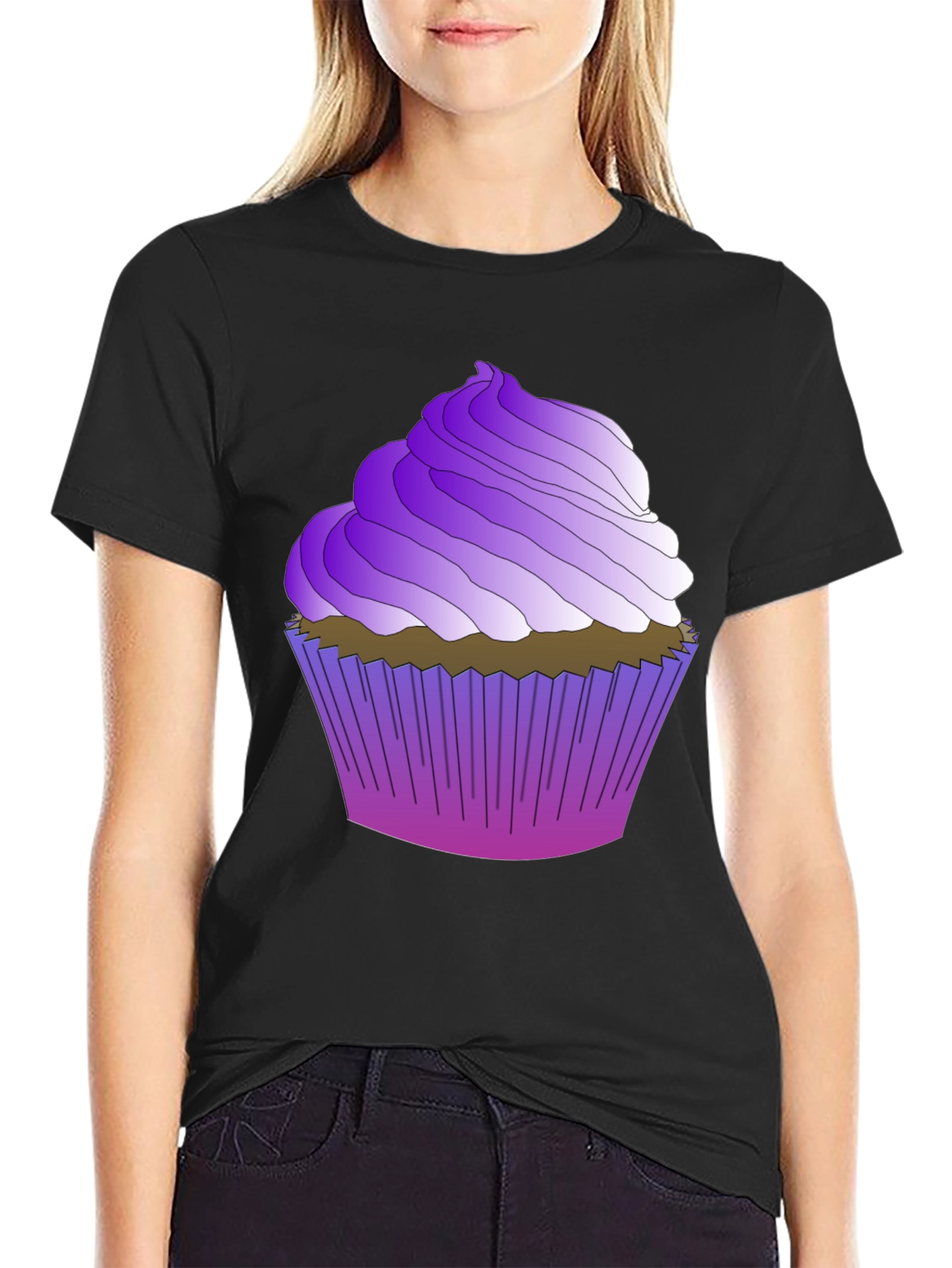 Purple Cupcake T-Shirt - Sweet Tooth Tee