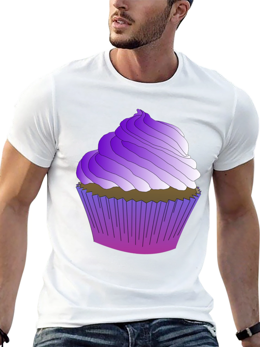 Purple Cupcake T-Shirt - Sweet Tooth Tee