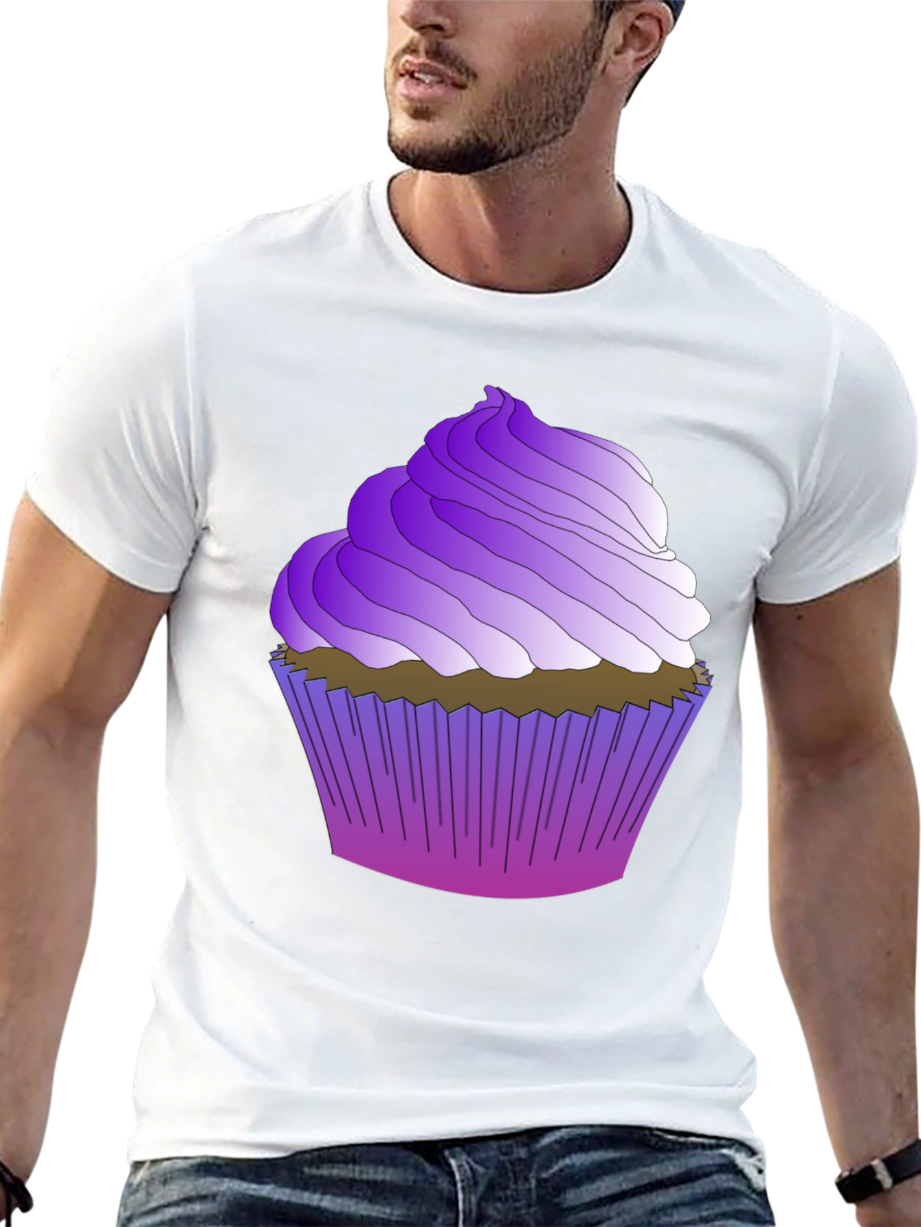 Purple Cupcake T-Shirt - Sweet Tooth Tee