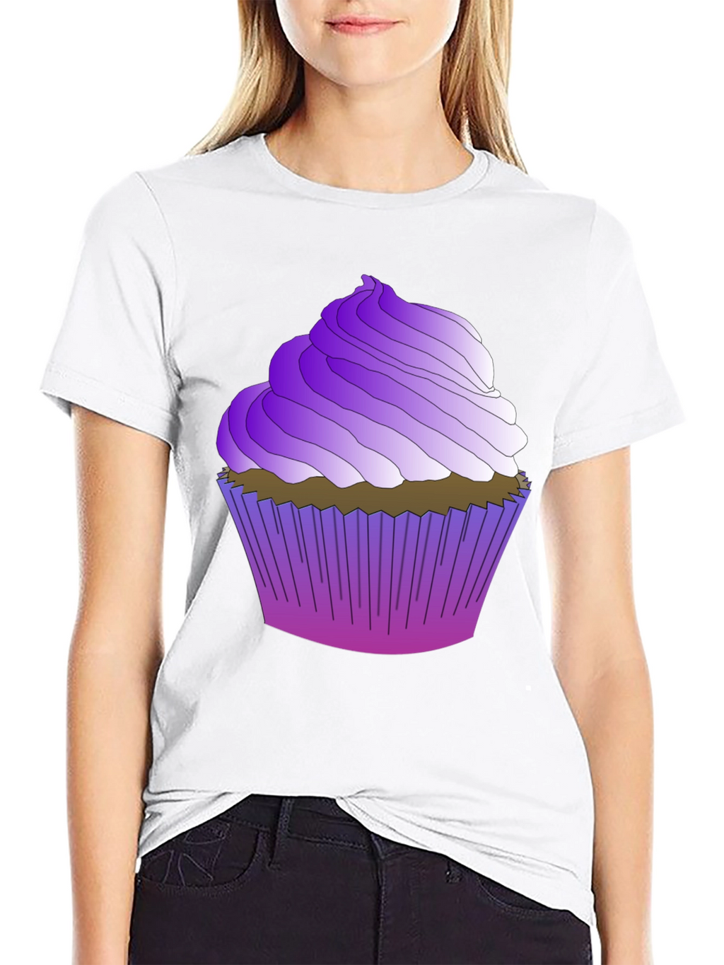 Purple Cupcake T-Shirt - Sweet Tooth Tee