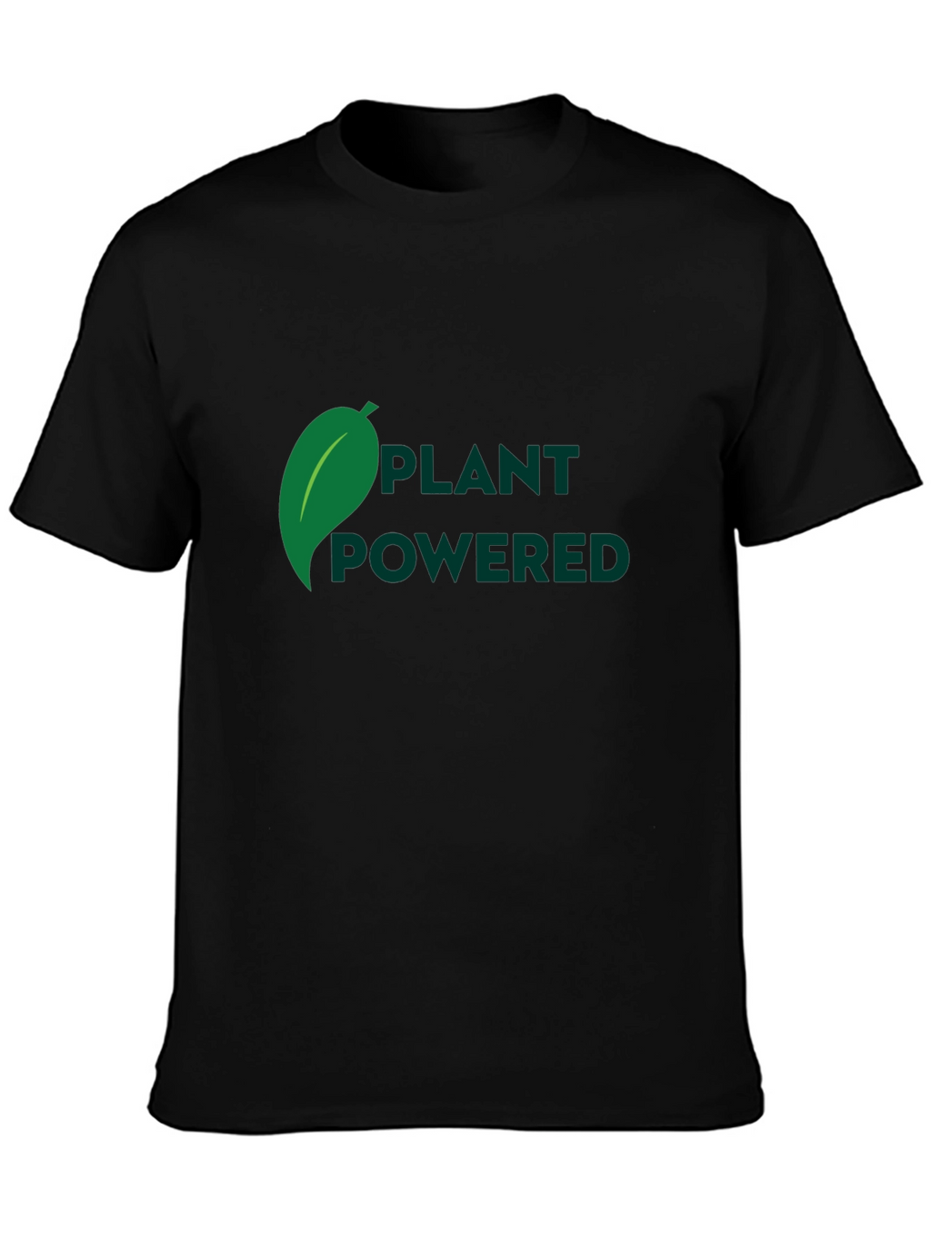Plant Powered Black T-Shirt