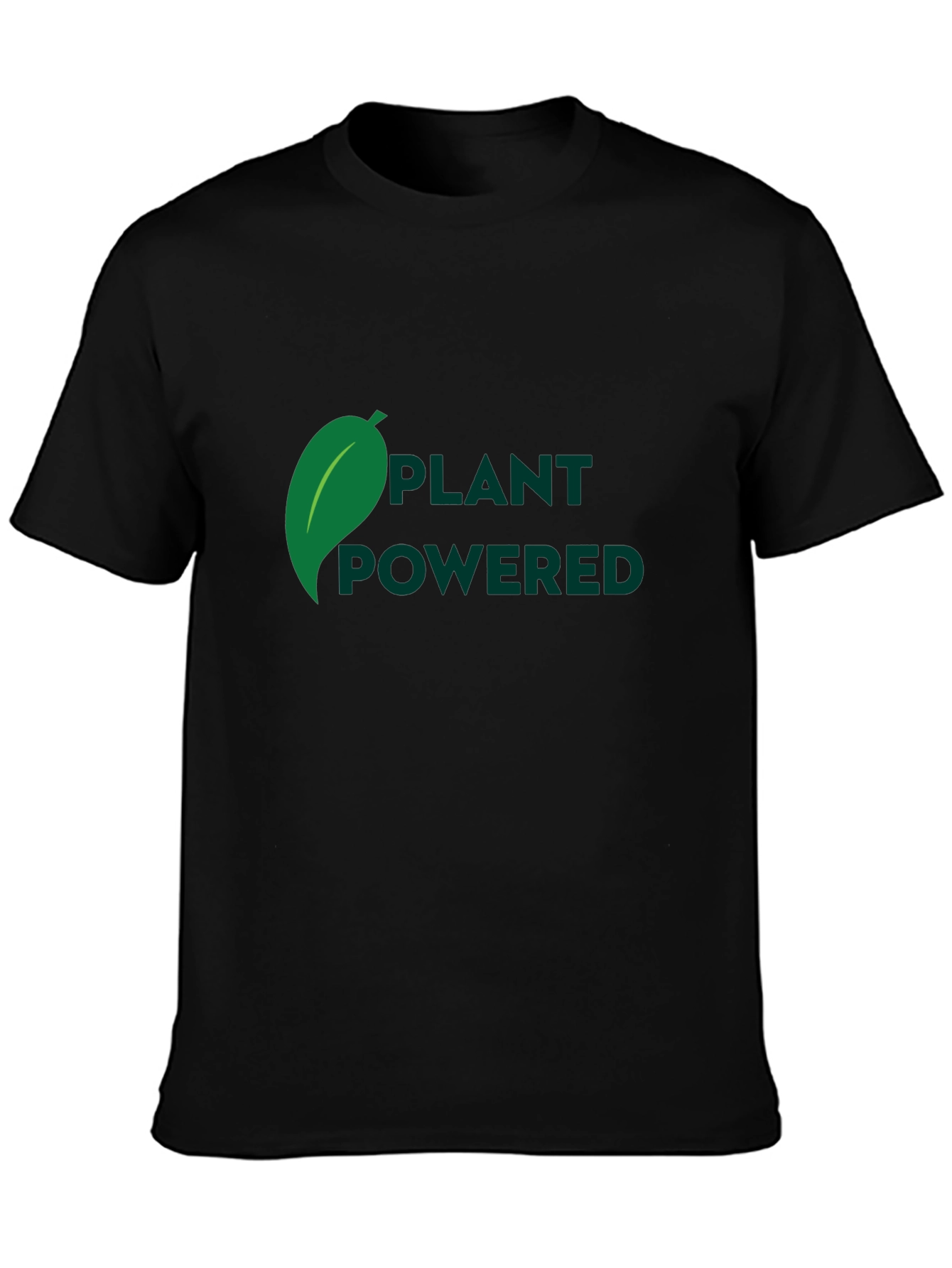 Plant Powered Black T-Shirt
