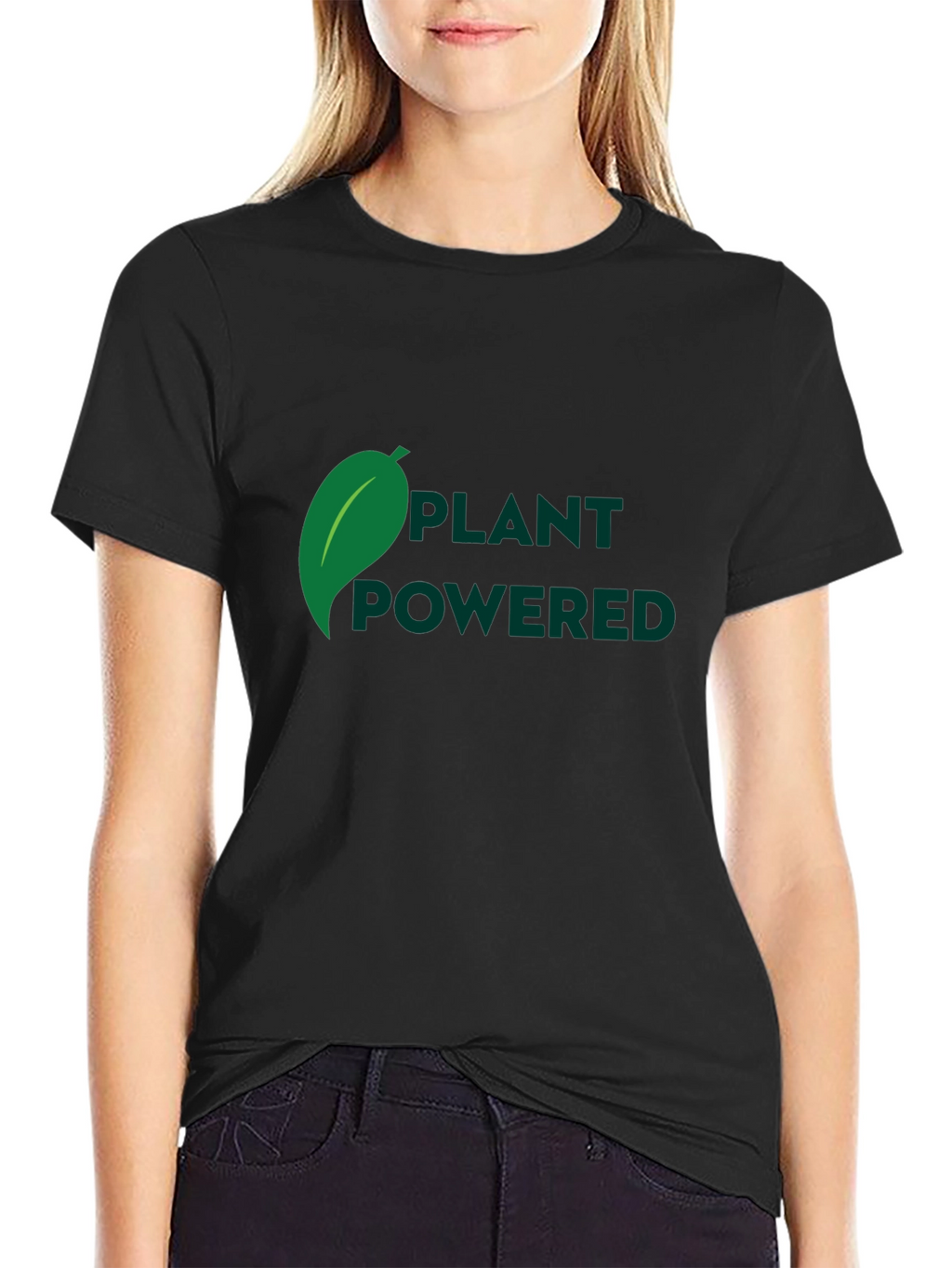 Plant Powered Black T-Shirt