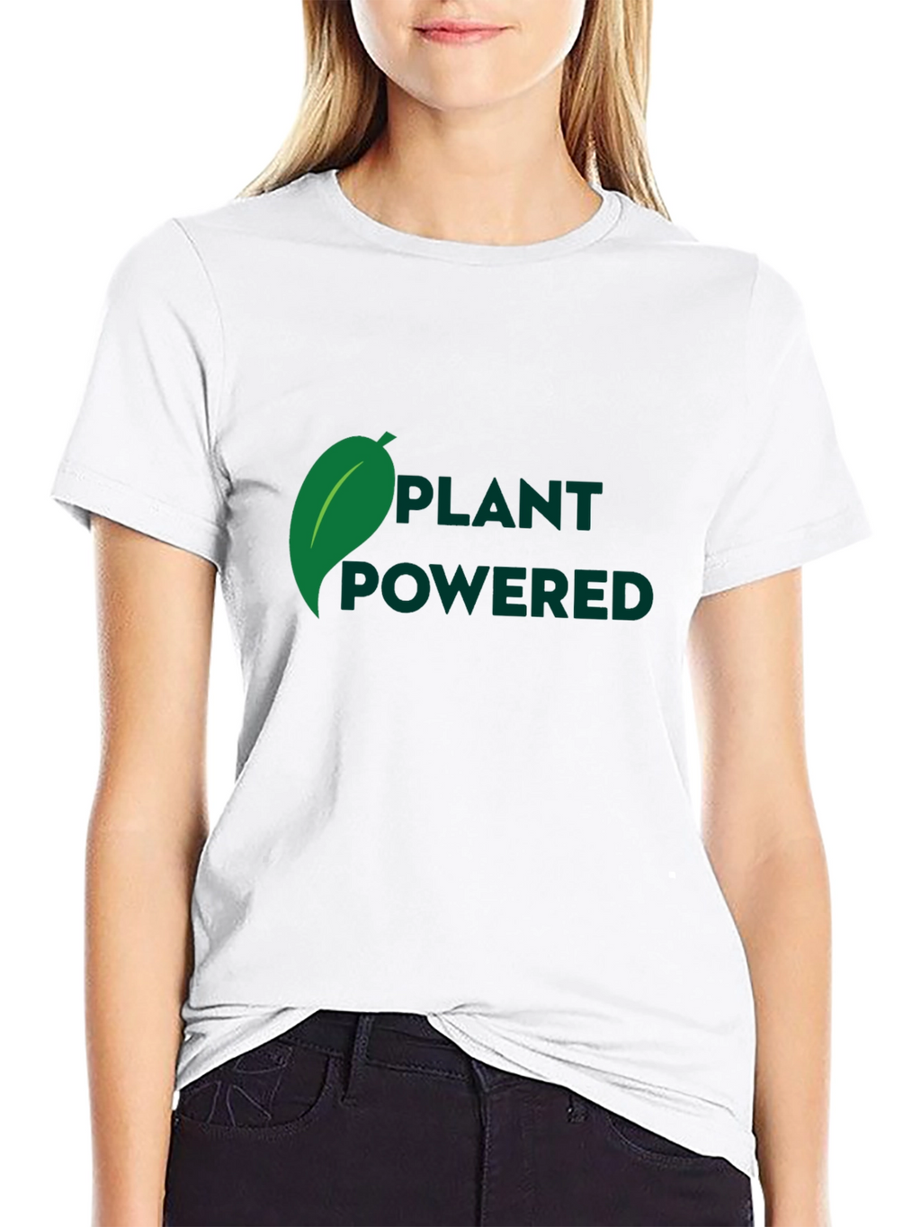 Plant Powered Black T-Shirt